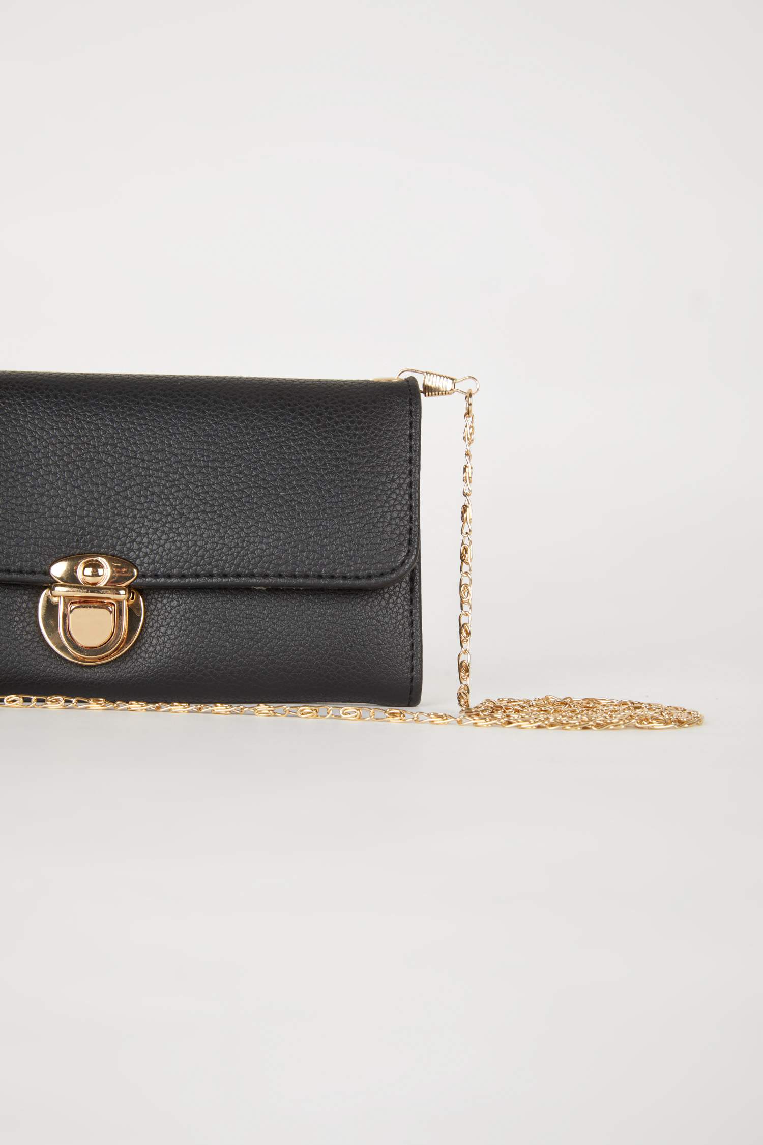 Kadın Zincir Askılı Suni Deri Cüzdan