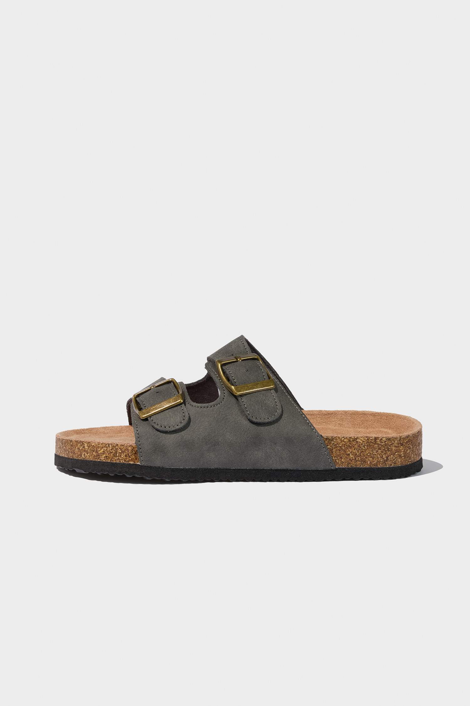 Мальчиковые Плоские Двухремешковые Искусственные Кожаные Шлепанцы