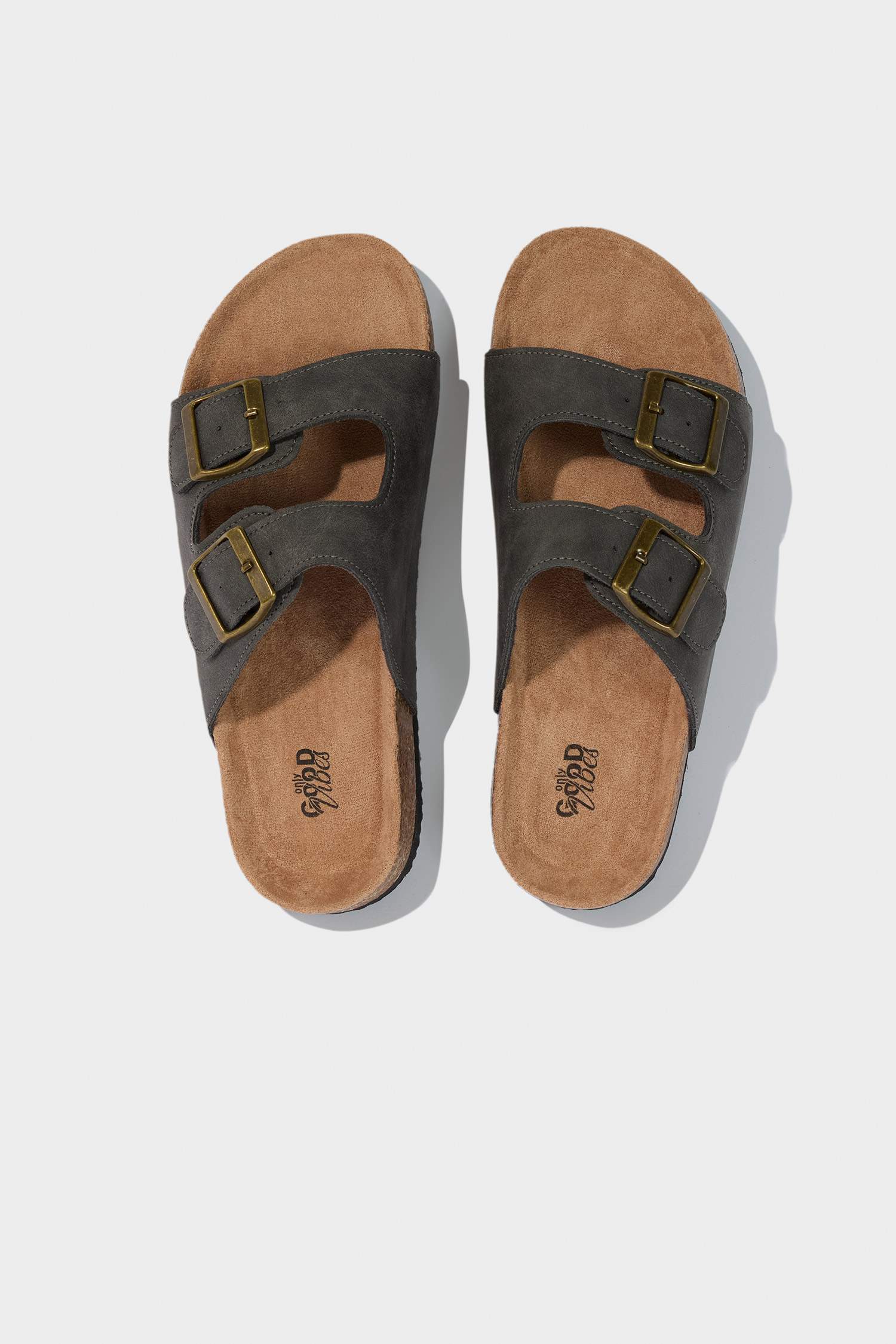 Мальчиковые Плоские Двухремешковые Искусственные Кожаные Шлепанцы