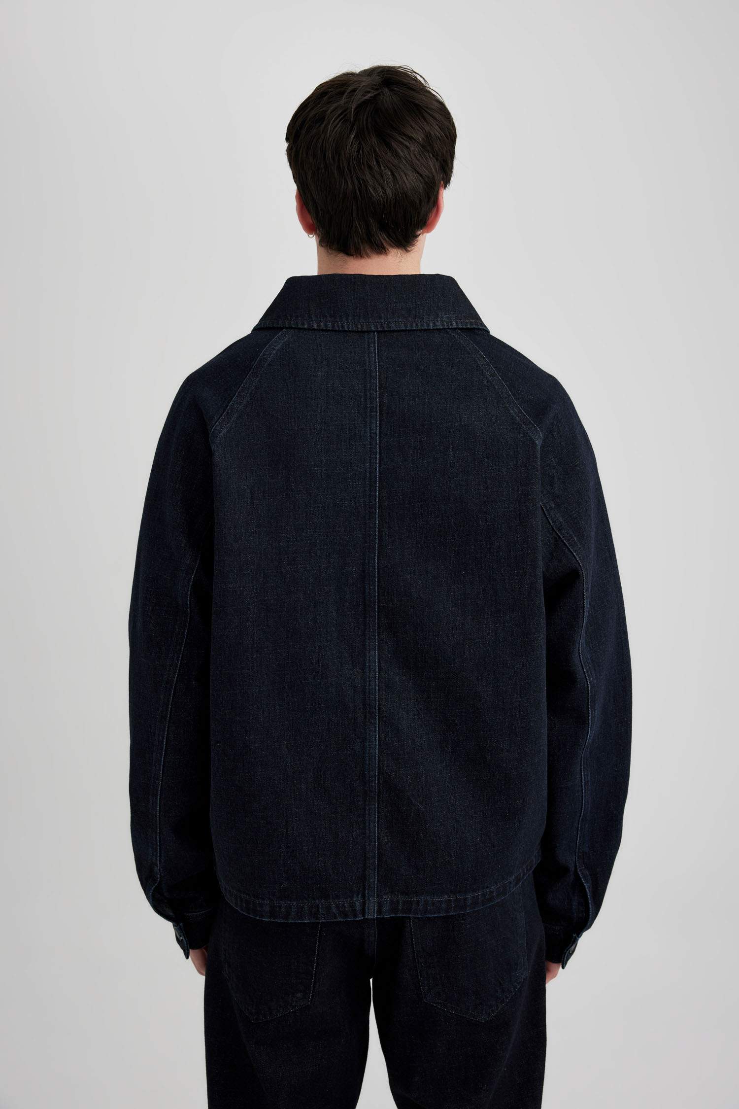 Jacket en Jean à coupe régulière
