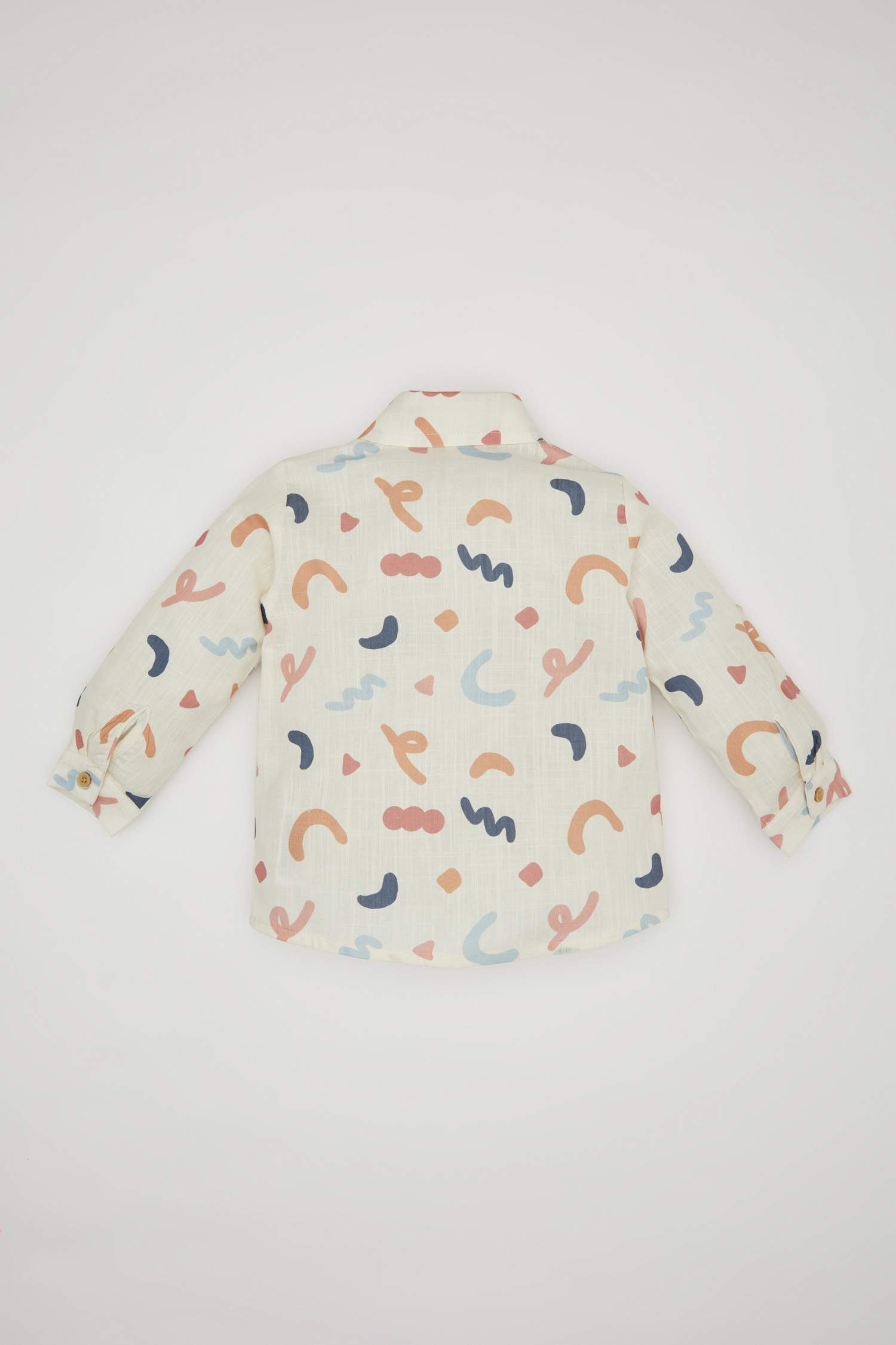 Chemise à Manches Longues en Popeline Évasée pour Bébé Garçon