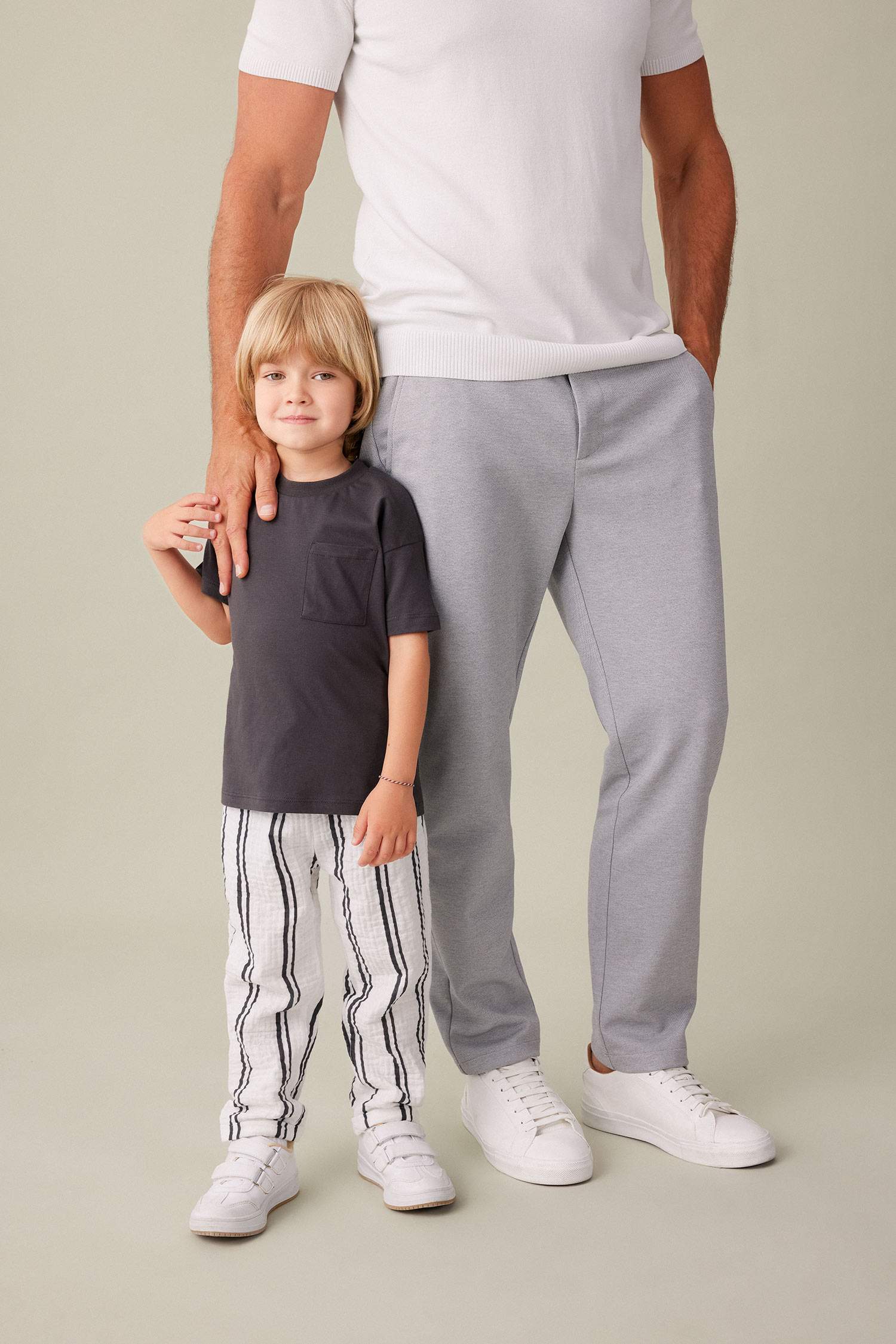 Baby Boy Short Sleeve T-Shirt Striped Pants 2 Piece Set