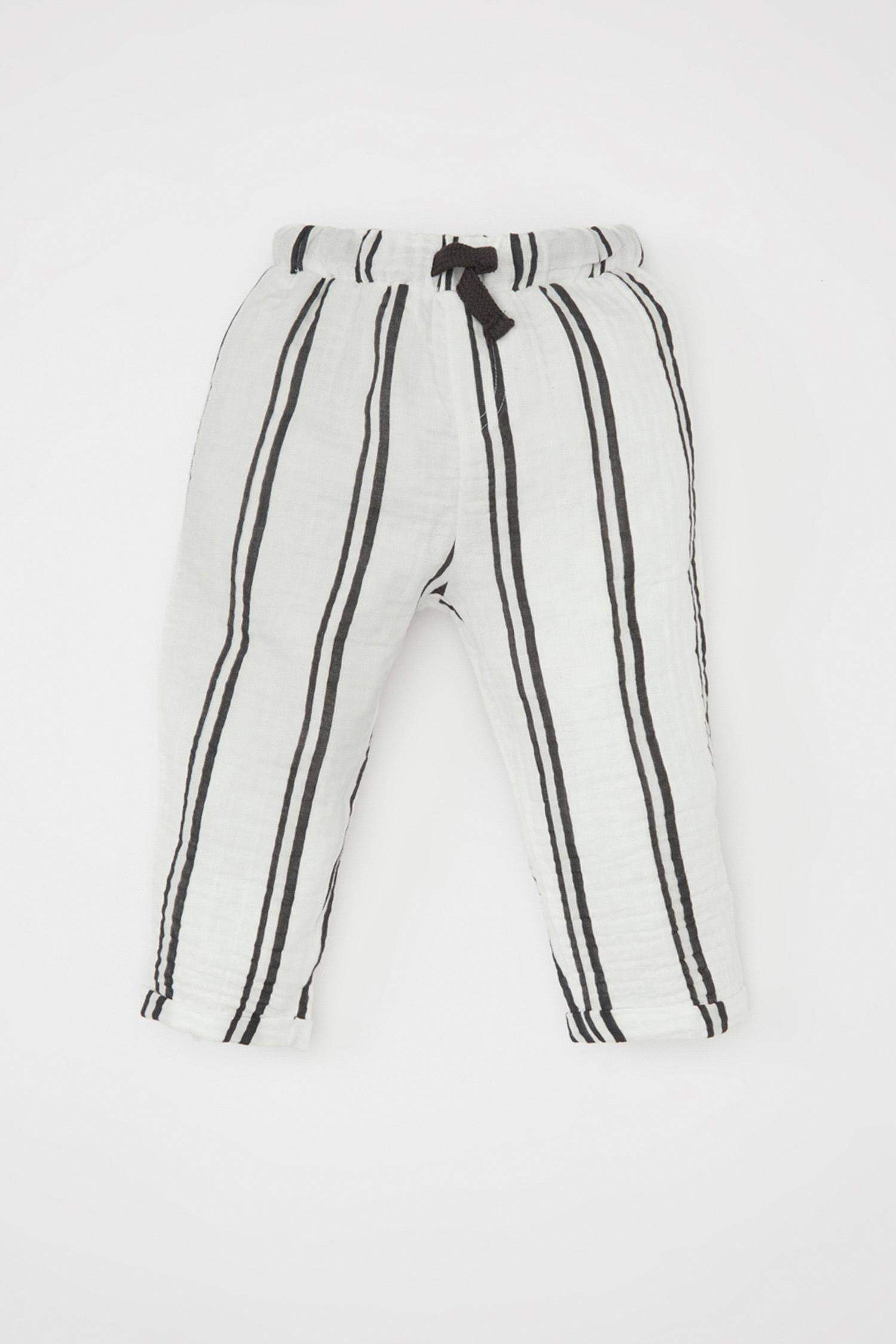 Baby Boy Short Sleeve T-Shirt Striped Pants 2 Piece Set