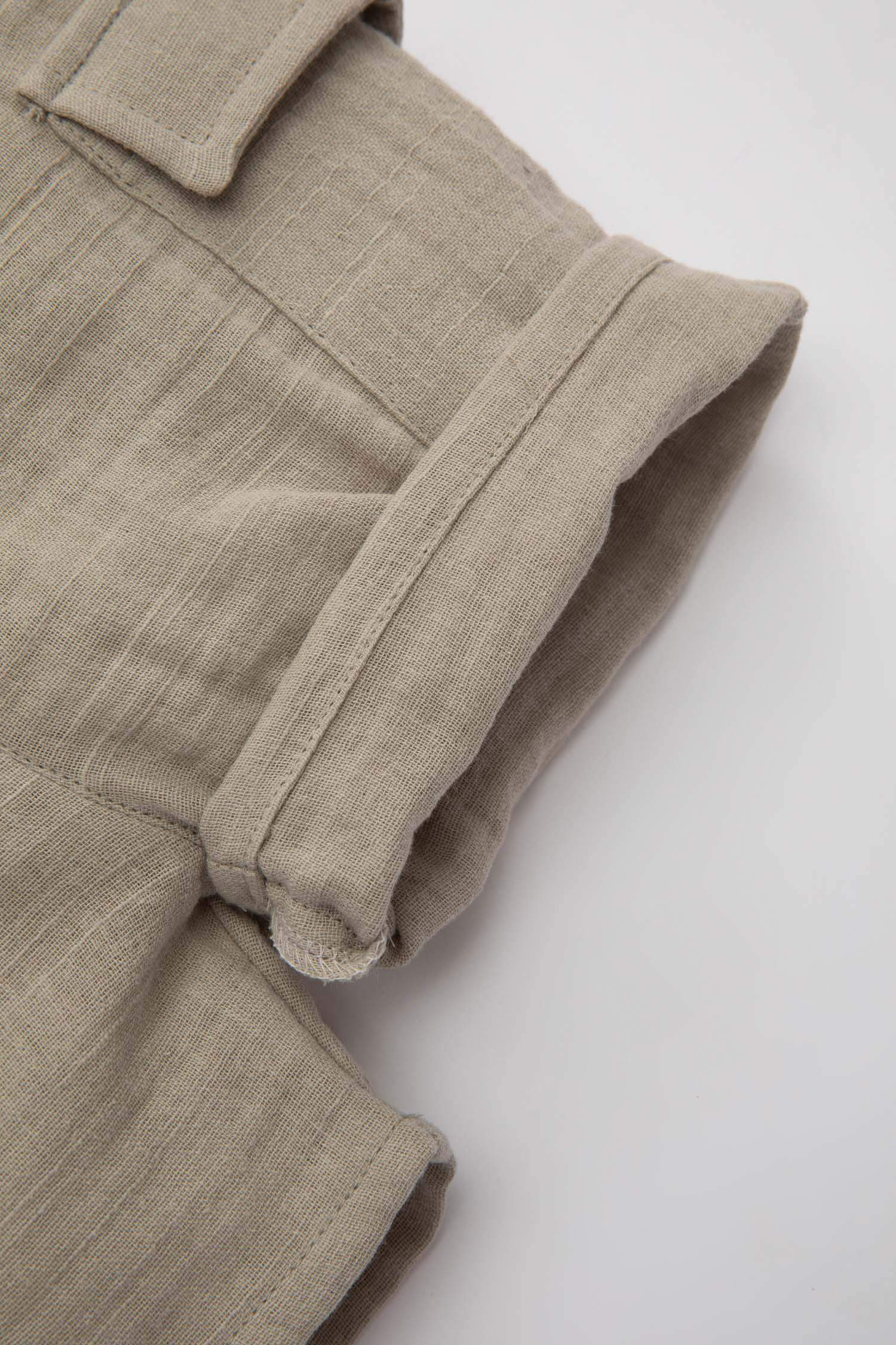 Erkek Bebek Flamlı Pamuk Şort