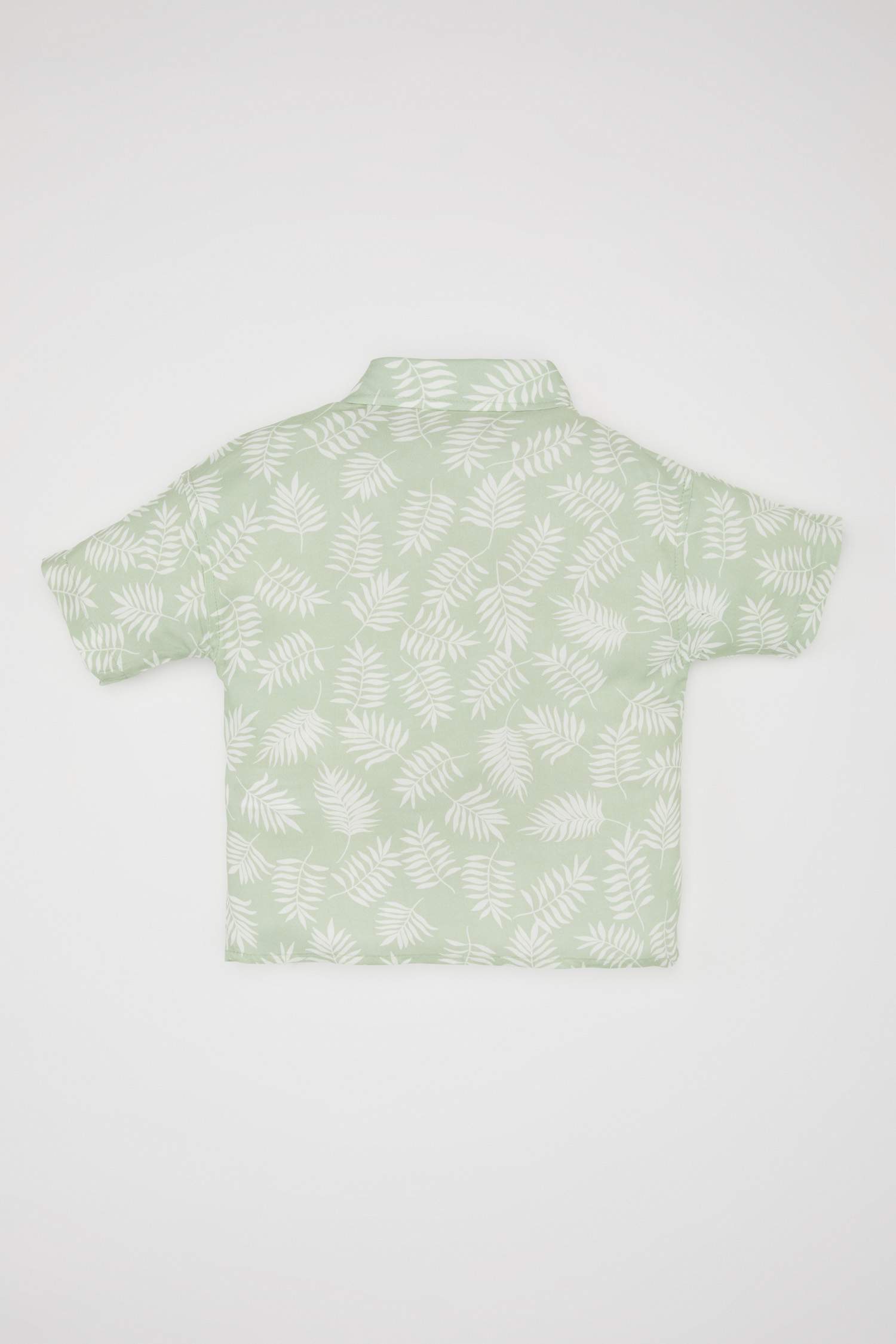 Baby Boy Patterned Short Sleeve Shirt