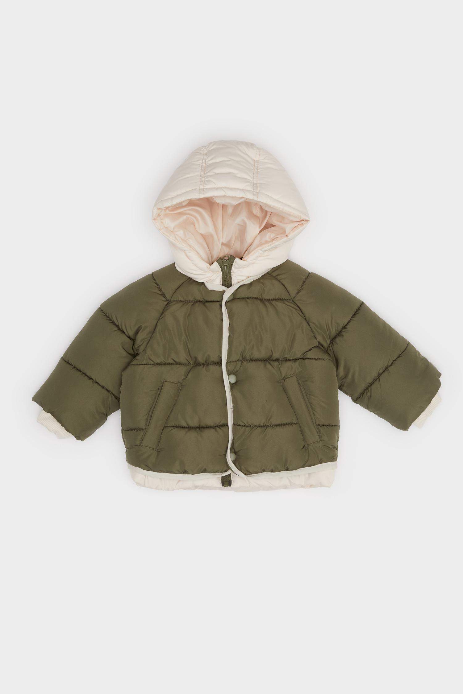 Baby Boy Waterproof Pocketed Puffer Jacket