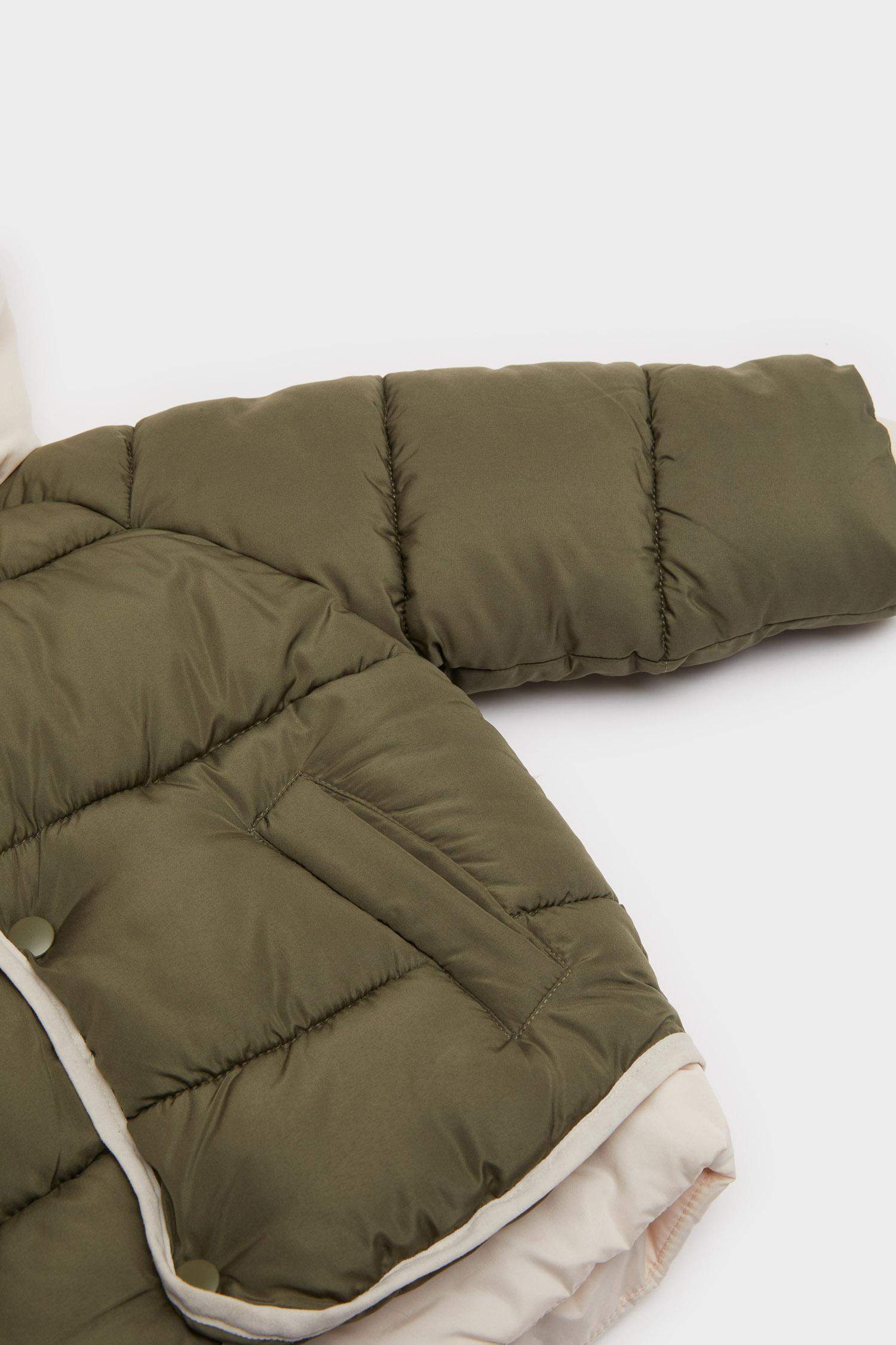 Baby Boy Waterproof Pocketed Puffer Jacket