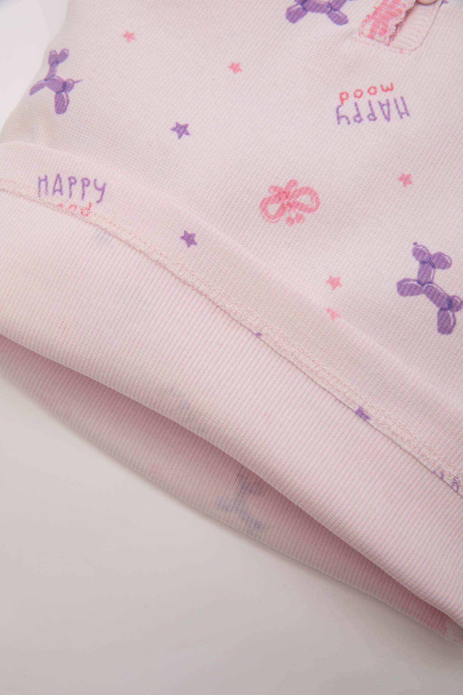 سيت بجامة بناتي ريبانا بطبعة كلب - قطعتين