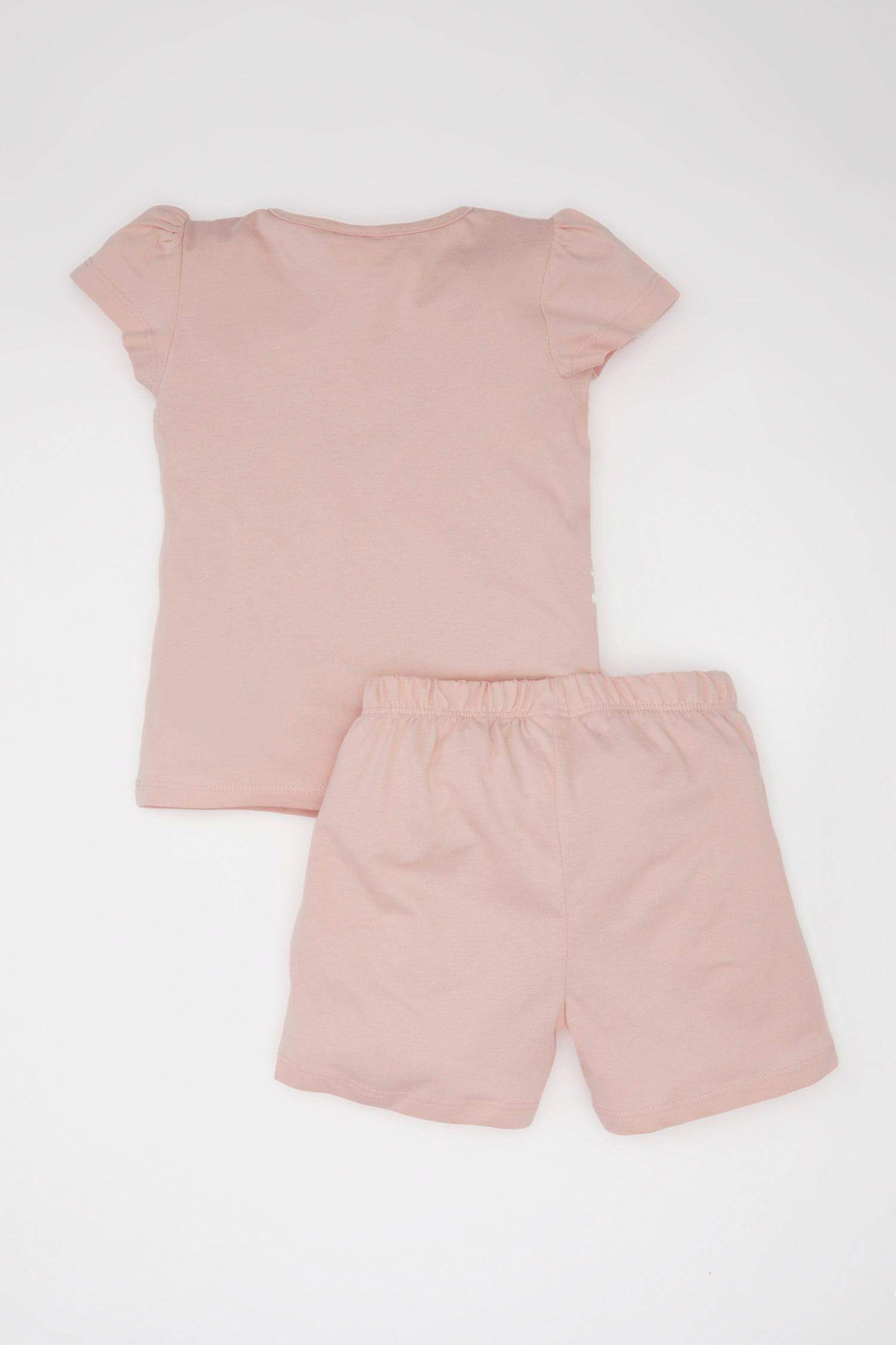 Baby Girl Unicorn Printed Cotton 2 Piece Pajama Set