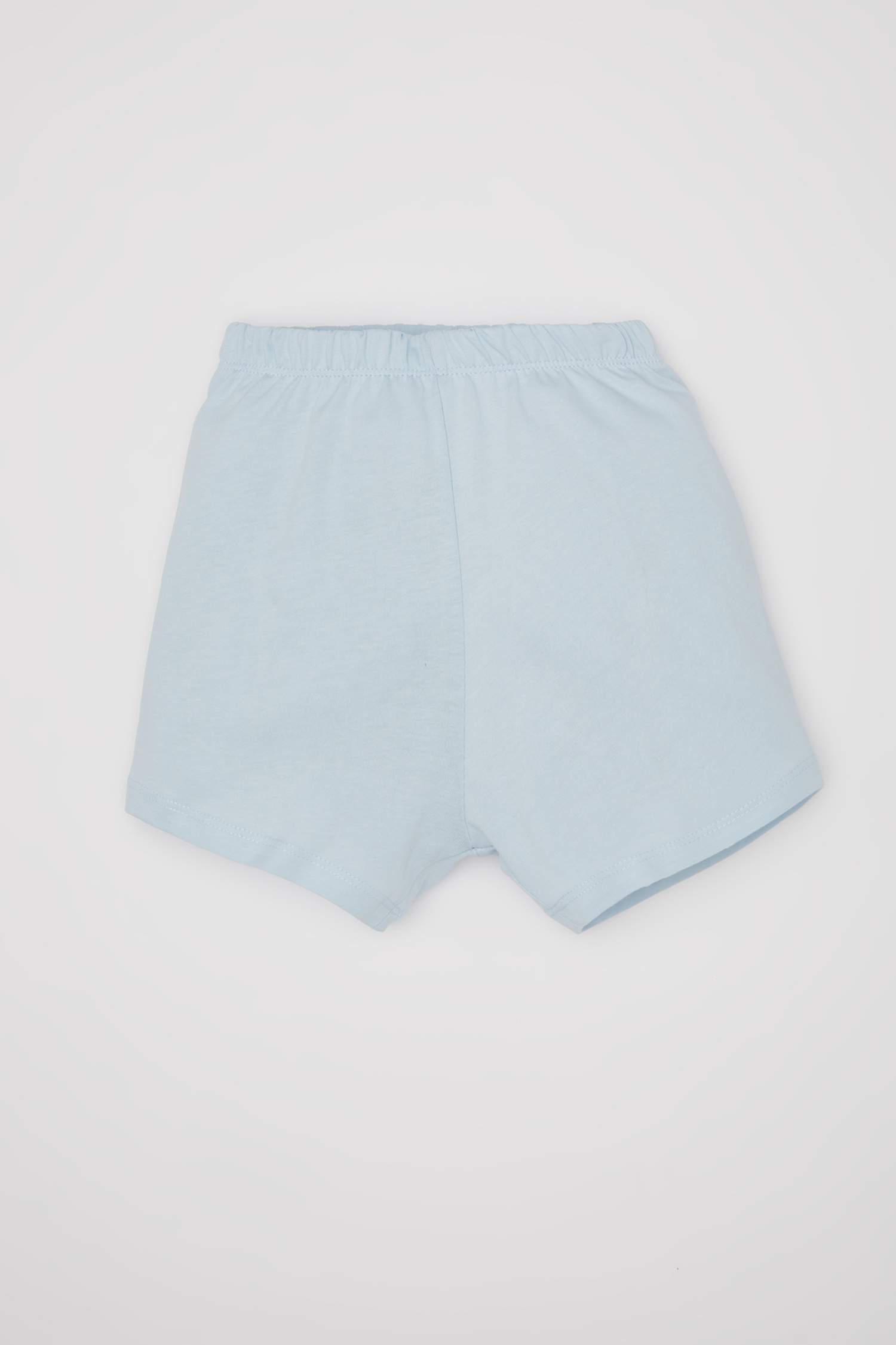 Kız Bebek 4'lü Pijama Takımı Baskılı Kısa Kollu Penye Üst Şort