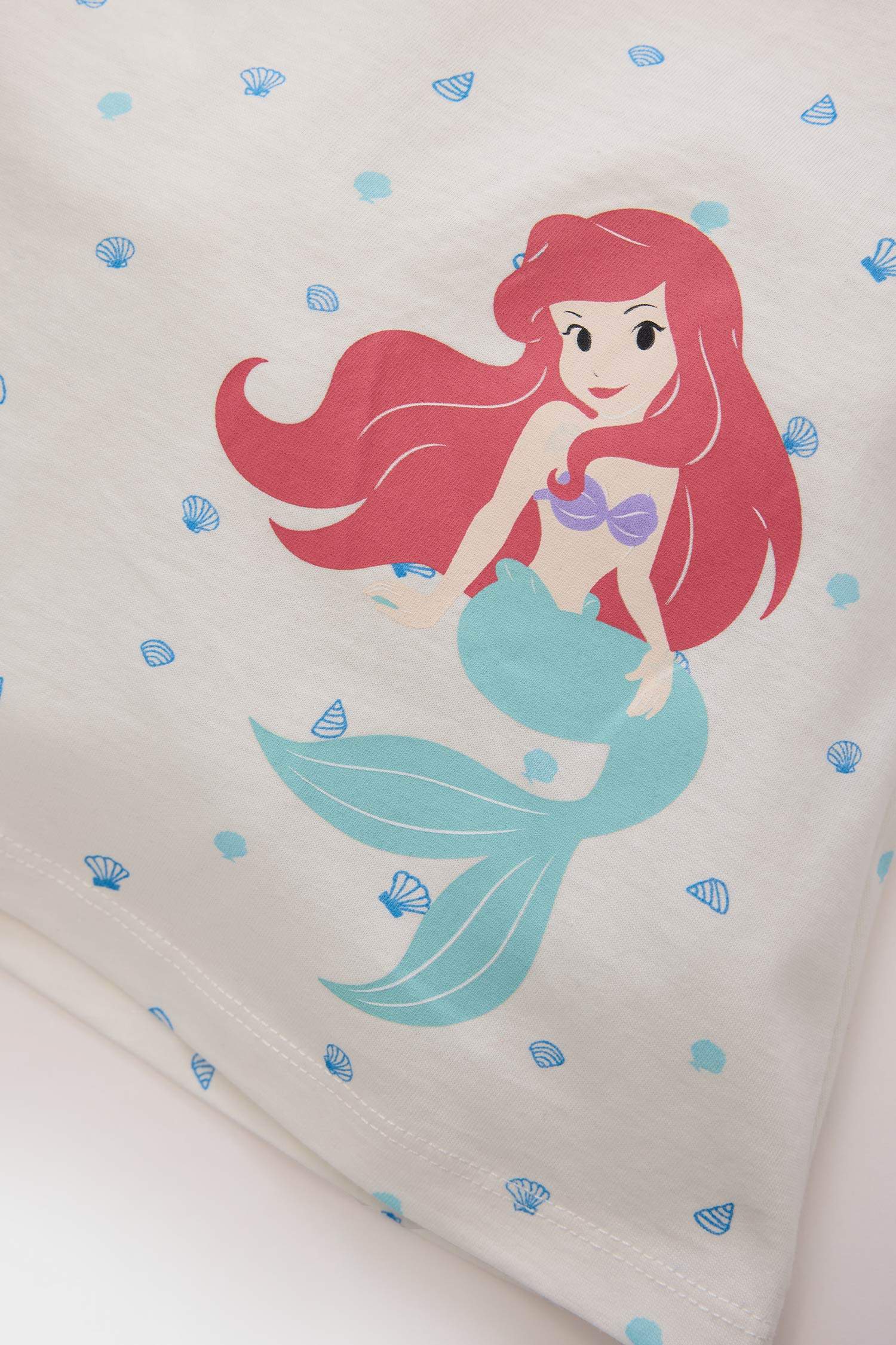 Kız Bebek Disney Prenses Kısa Kollu Penye Gecelik