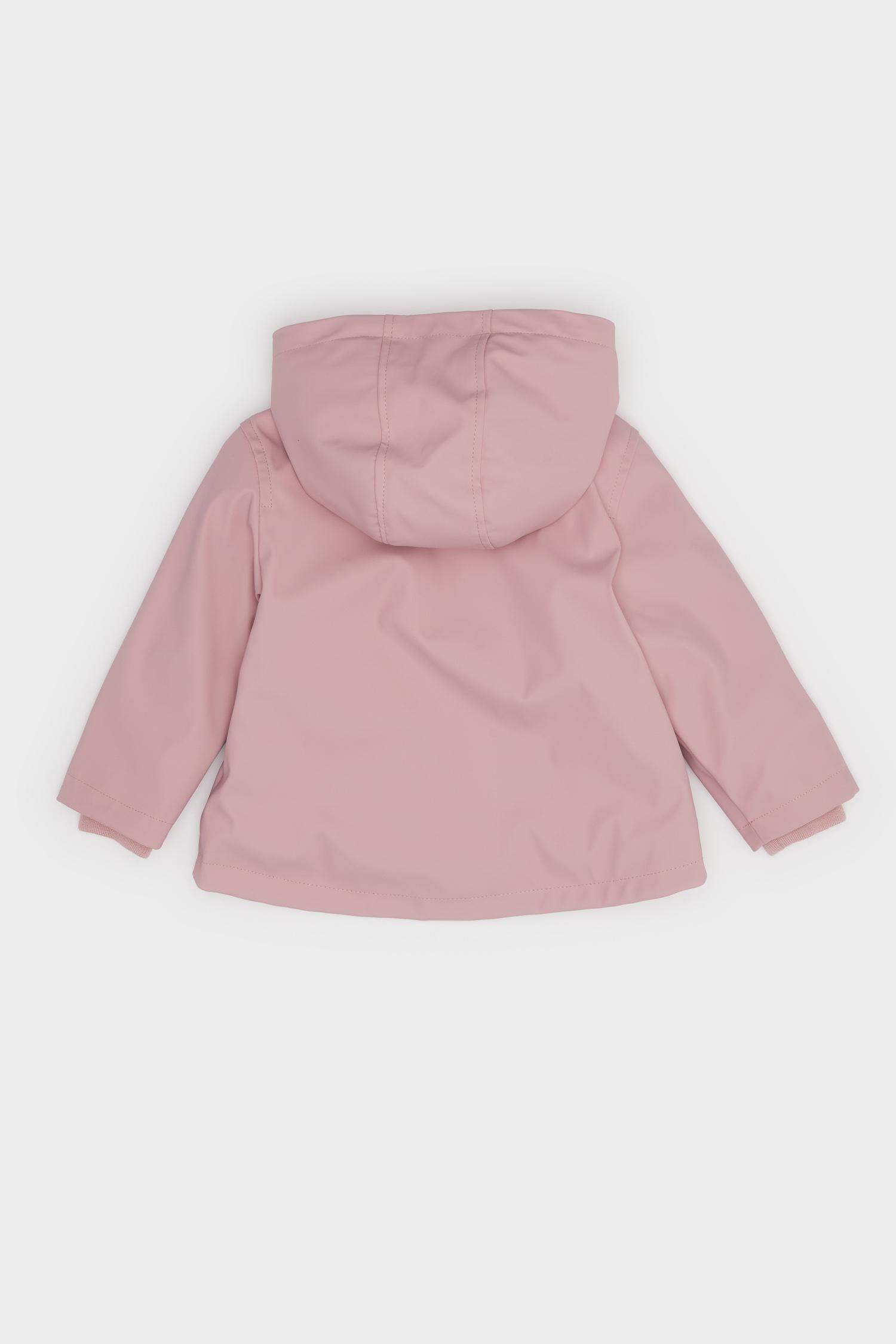 Kız Bebek Kapüşonlu İçi Yumuşak Tüylü Mont