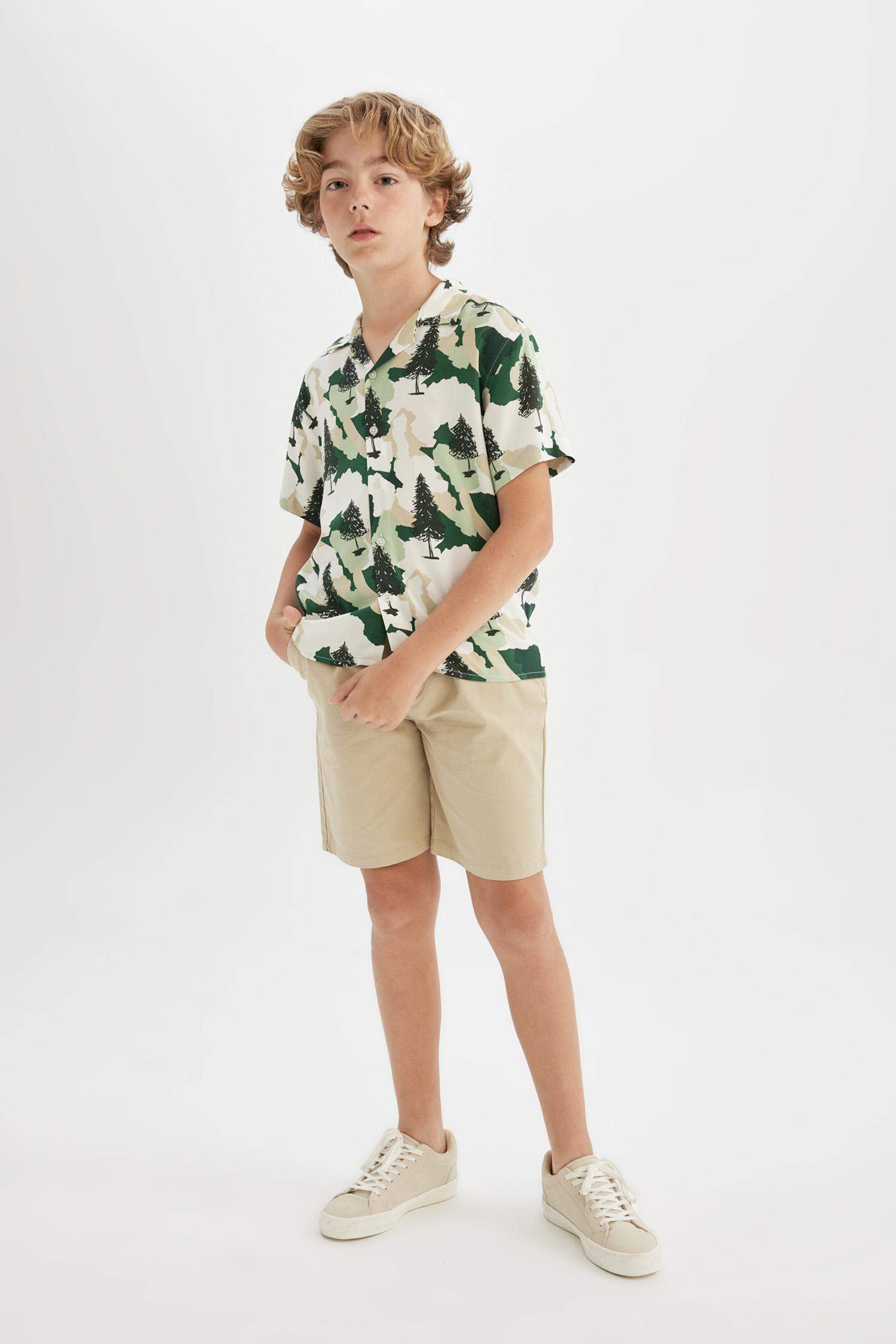 Boy Bermuda Shorts with Pockets