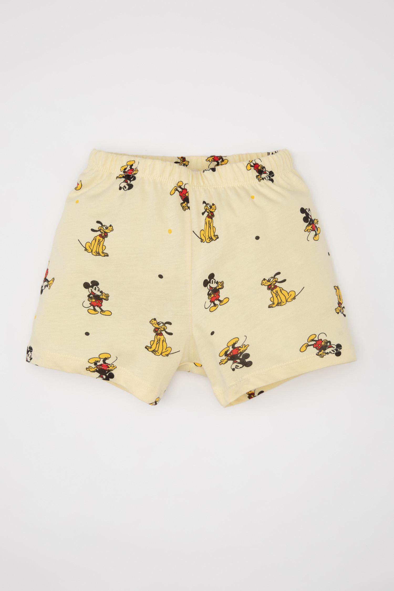Baby Boy Disney Mickey & Minnie Short Sleeve Cotton 2 Piece Pajama Set