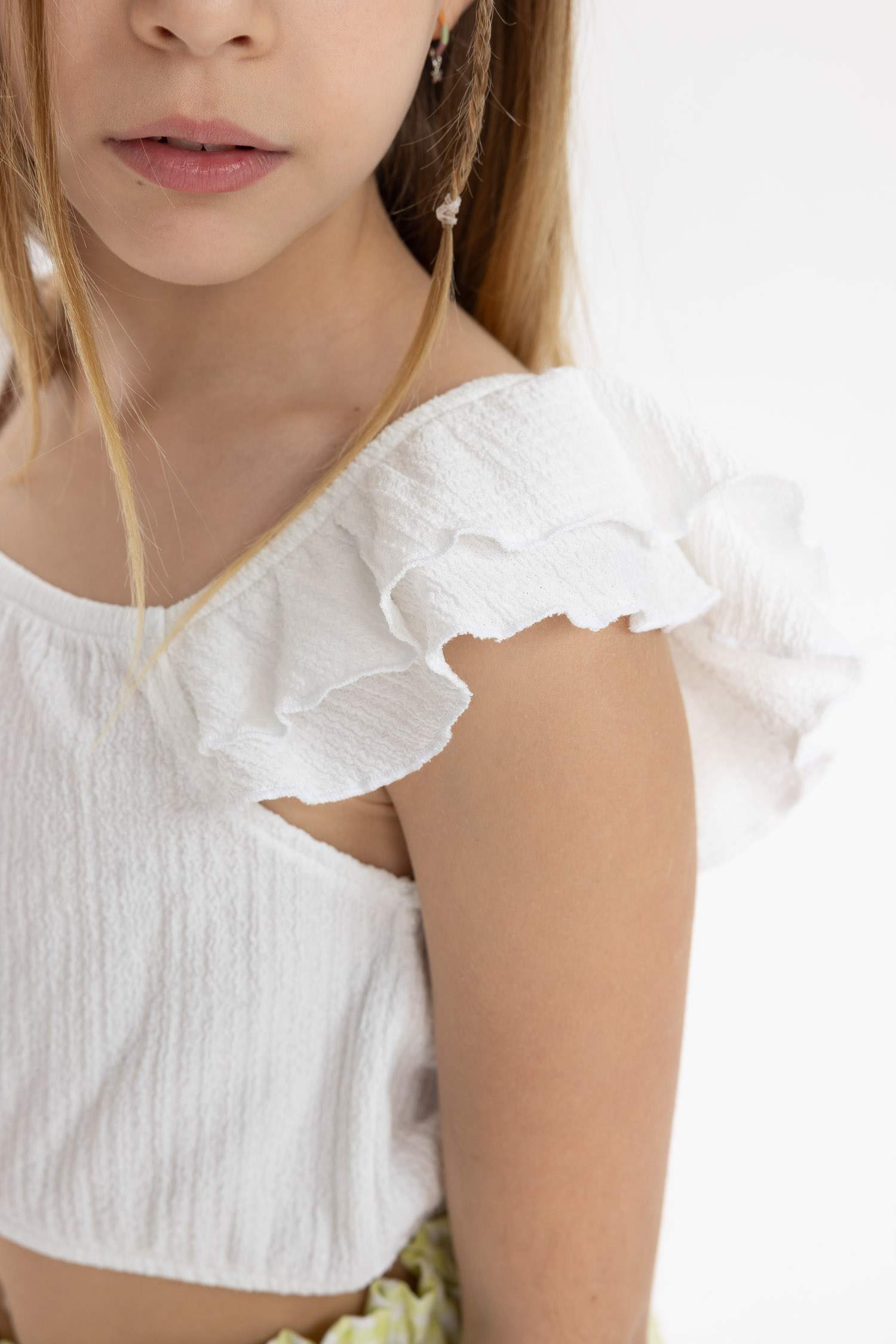 Kız Çocuk Askılı Bluz