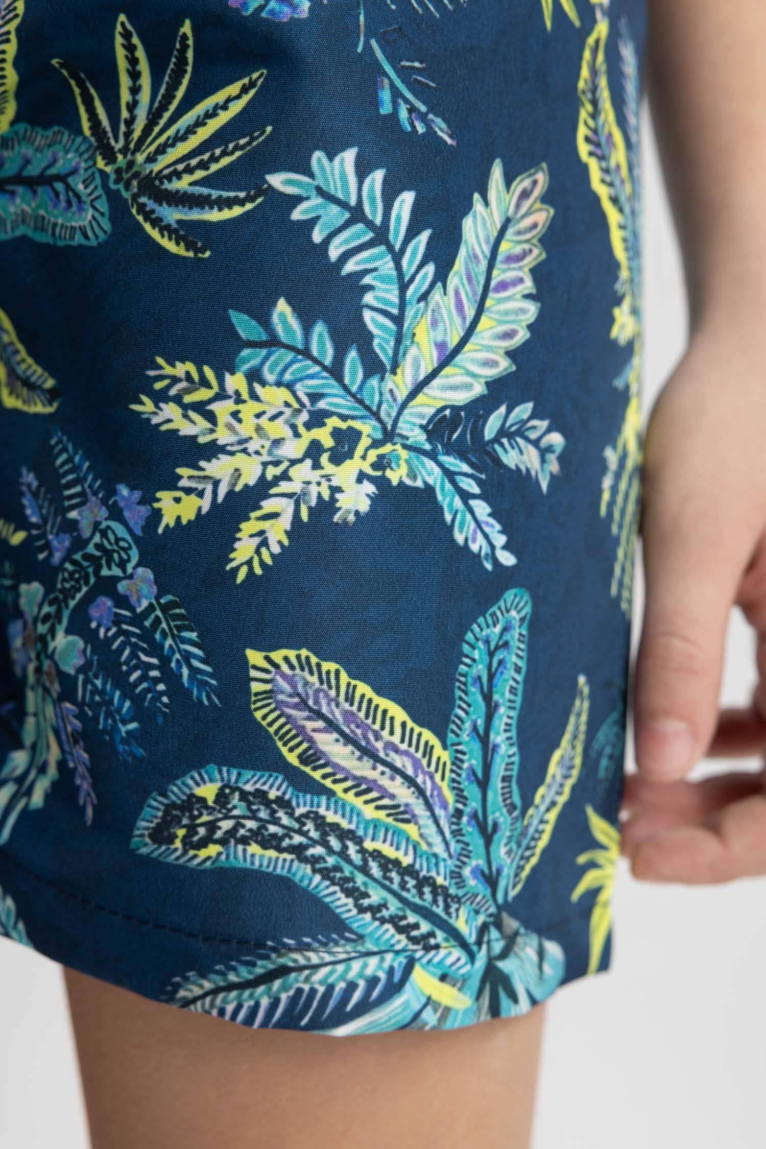 Boy Patterned Swim Shorts