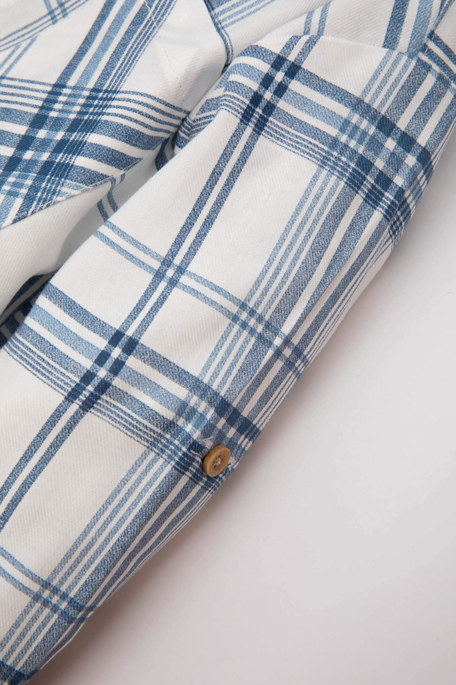 Erkek Bebek Kareli Twill Gömlek Pantolon 2'li Takım