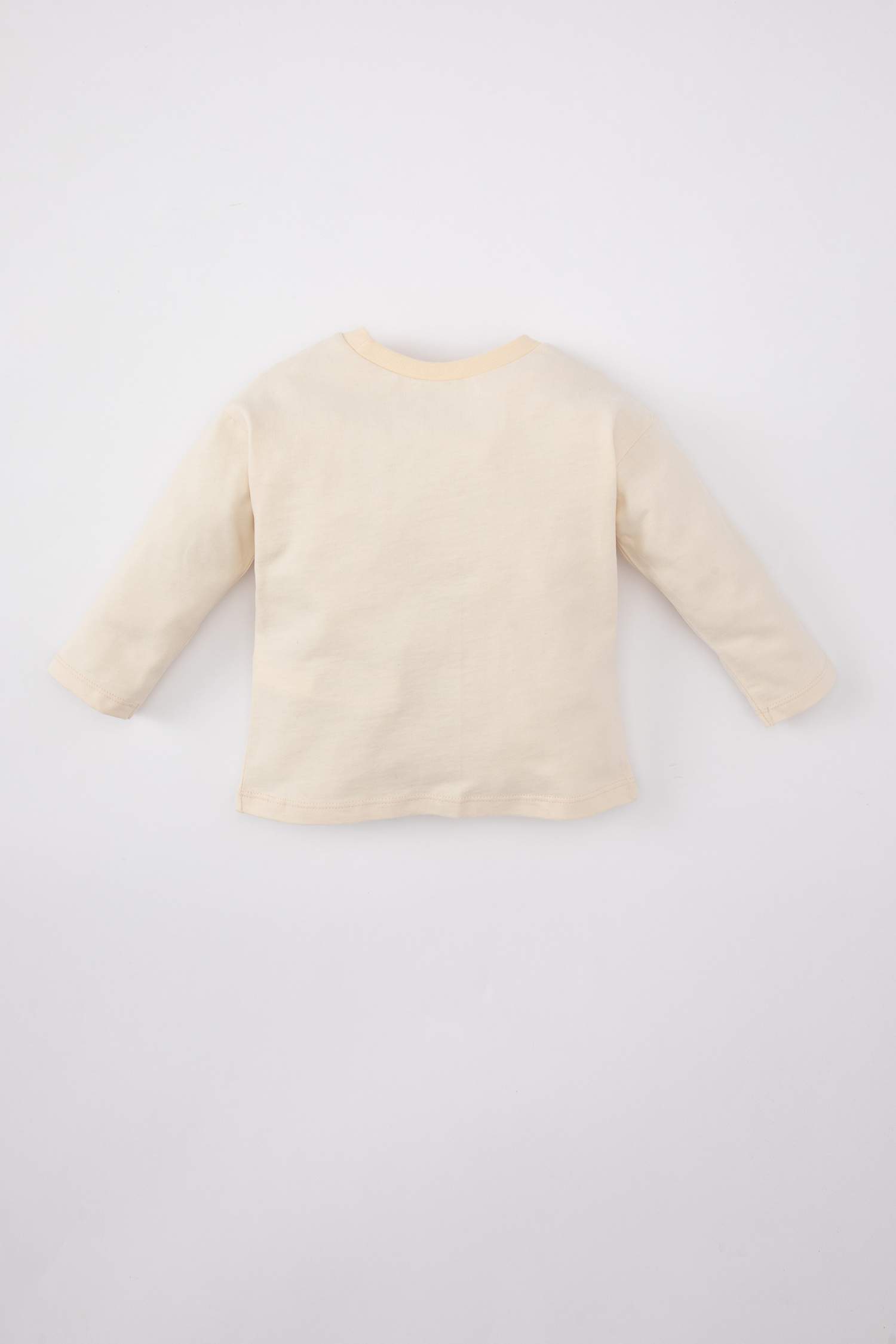 Baby Boy Crew Neck Bear Printed Long Sleeve T-Shirt