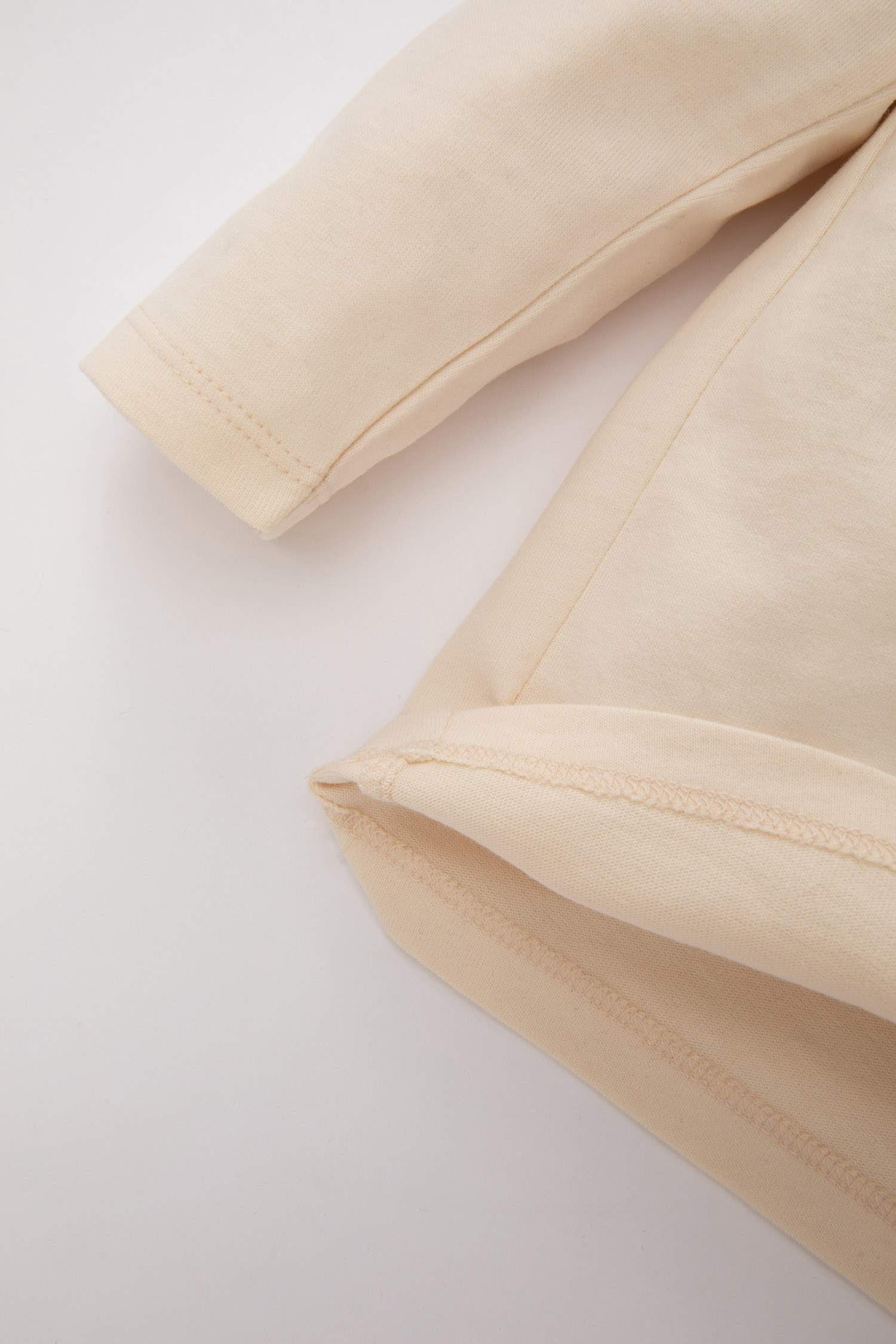 Erkek Bebek Bisiklet Yaka Hayvan Desenli Uzun Kollu Tişört