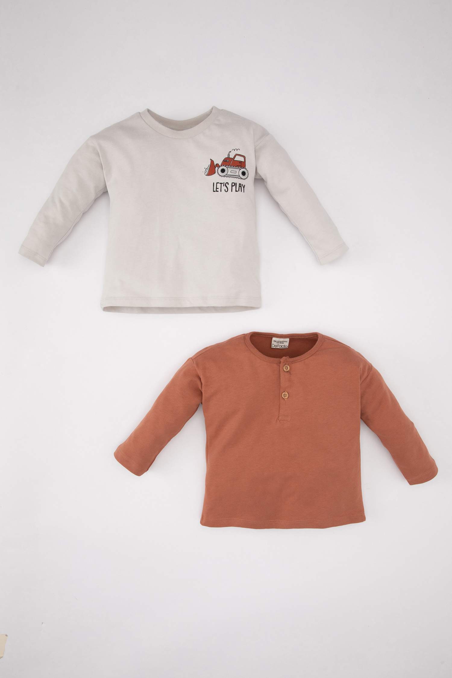 تيشيرت ولادي قصة عادية بطبعة سيارة - قطعتين