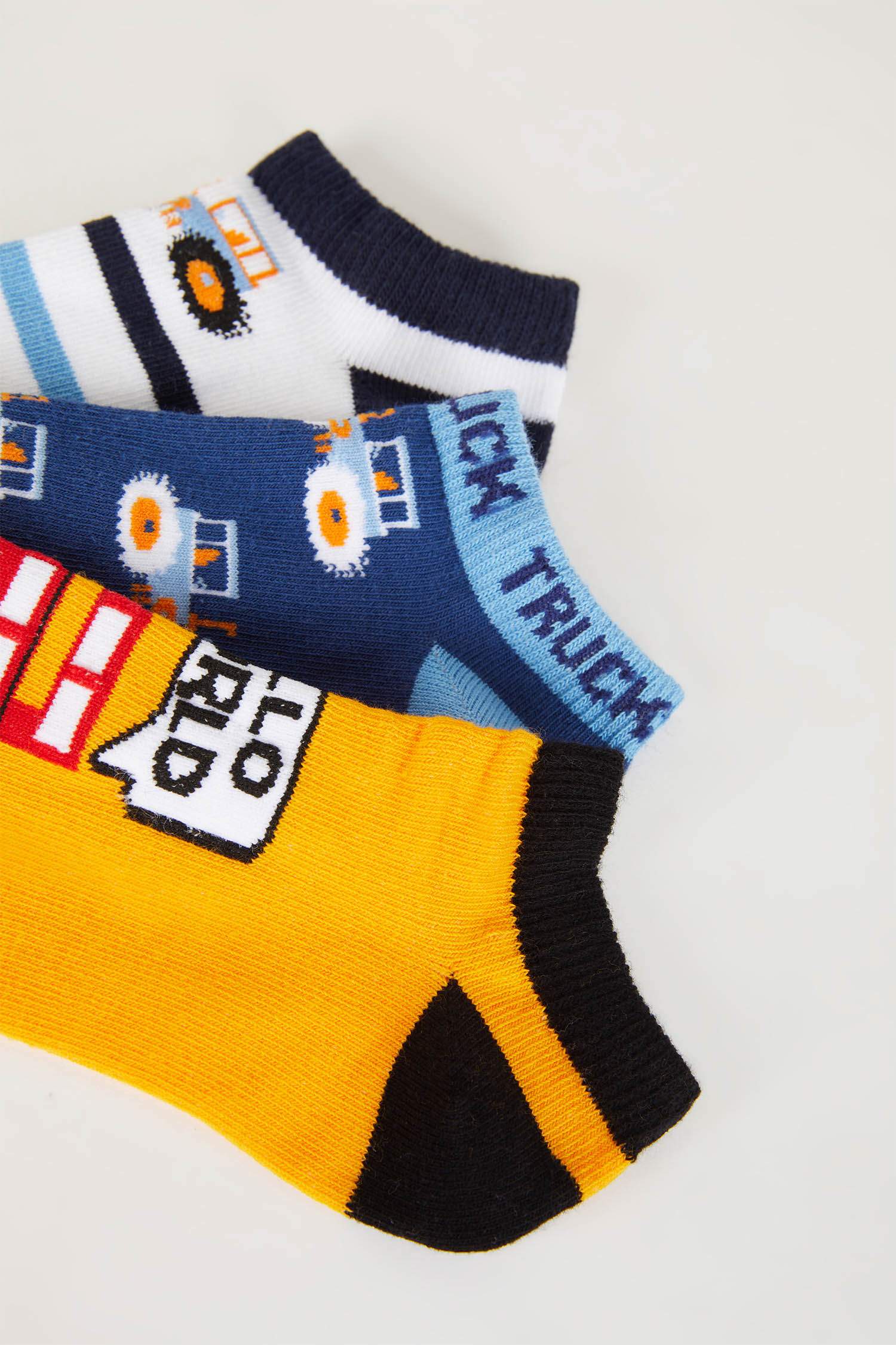 Короткие носки из хлопка для мальчиков, 3 пары