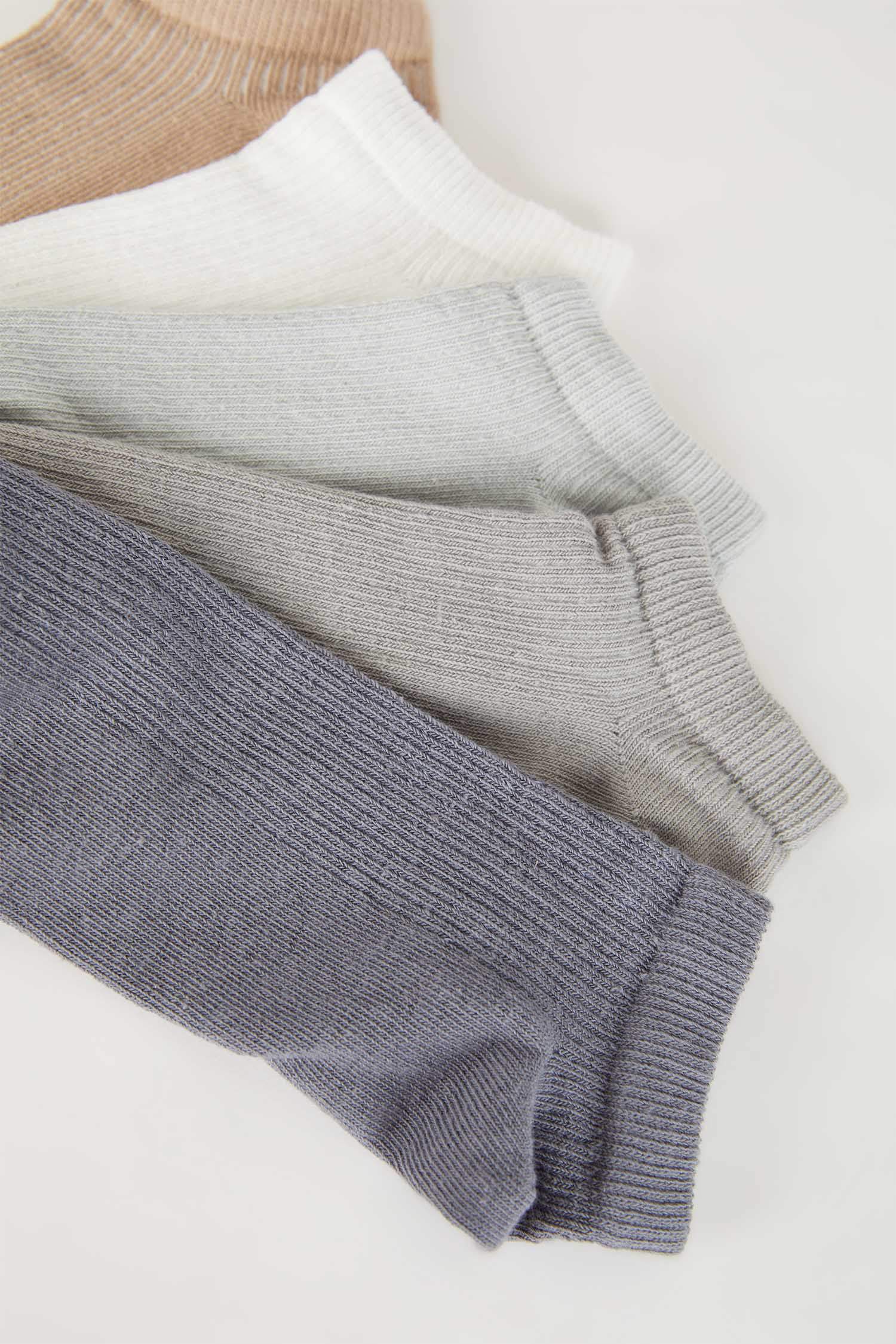 شرابات قصيرة قطن اولادي - 5 قطع