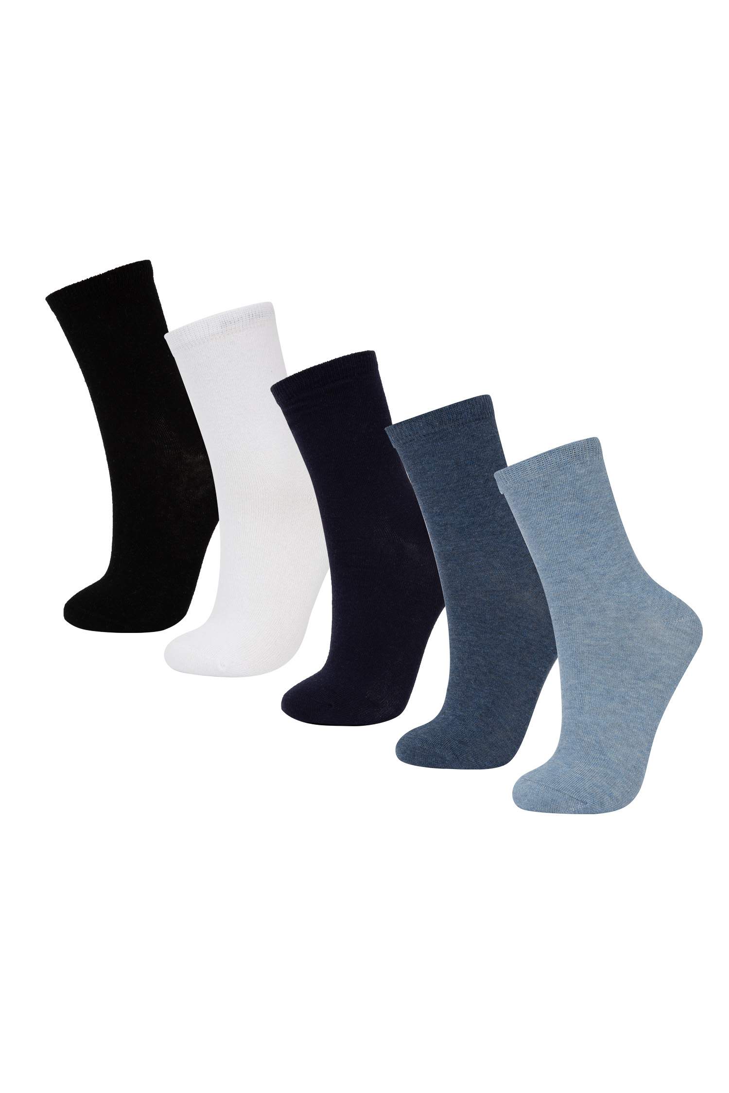 Chaussettes Longues Coton pour Garçons - 5 Paires