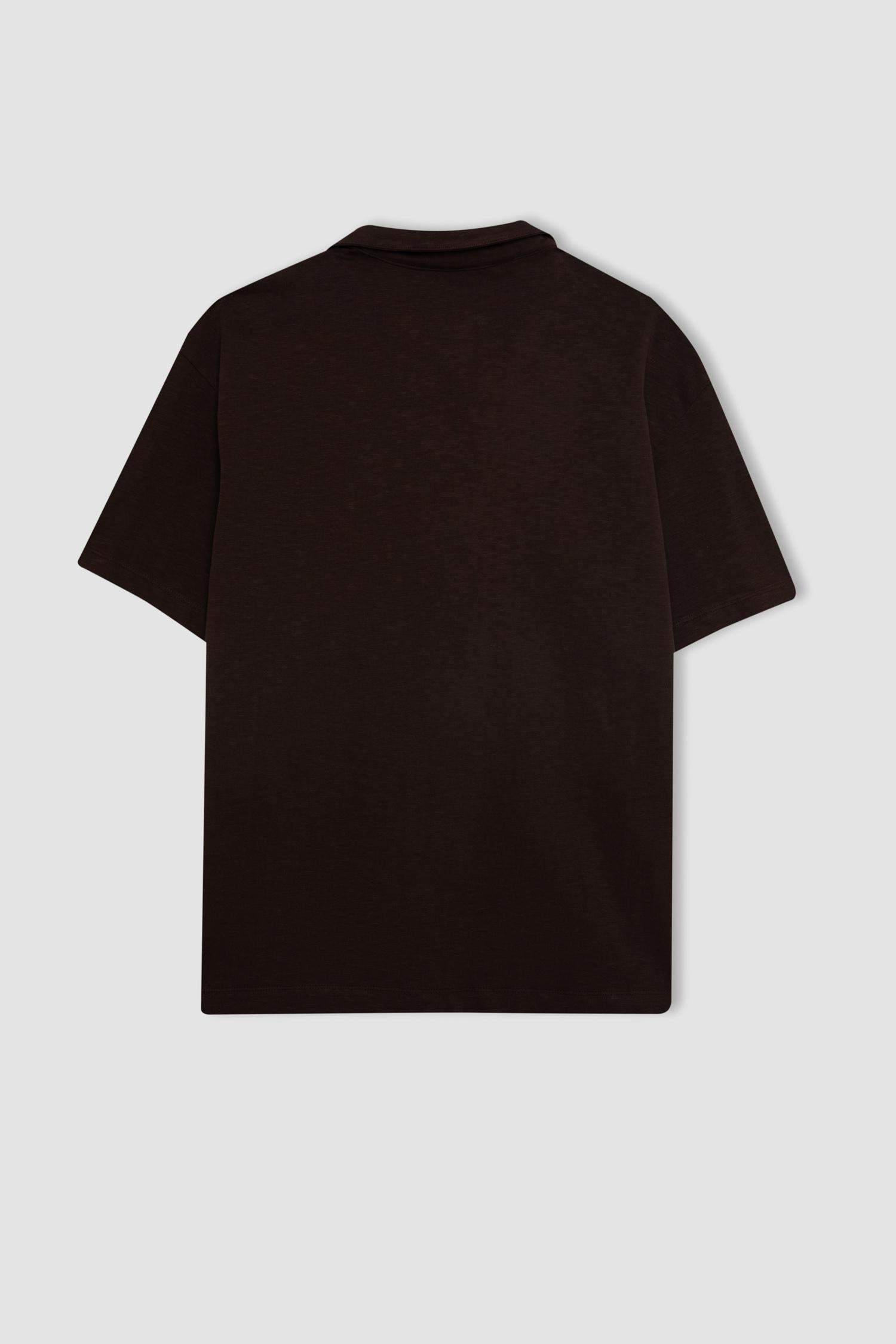 تيشيرت بولو نص كم قصة مريحة