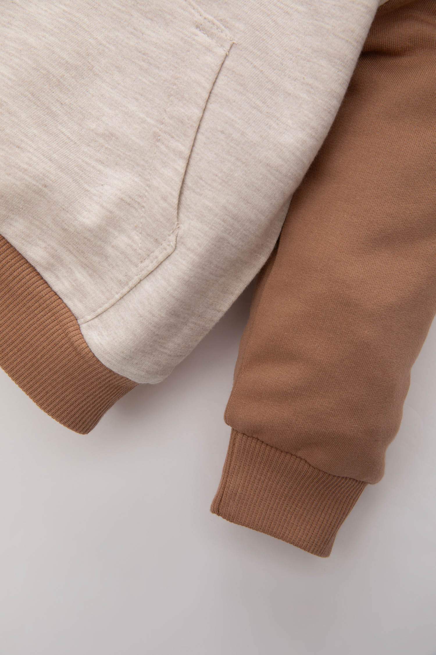 Baby Boy Slogan Printed Sweatshirt Sweatpants 2 Piece Set