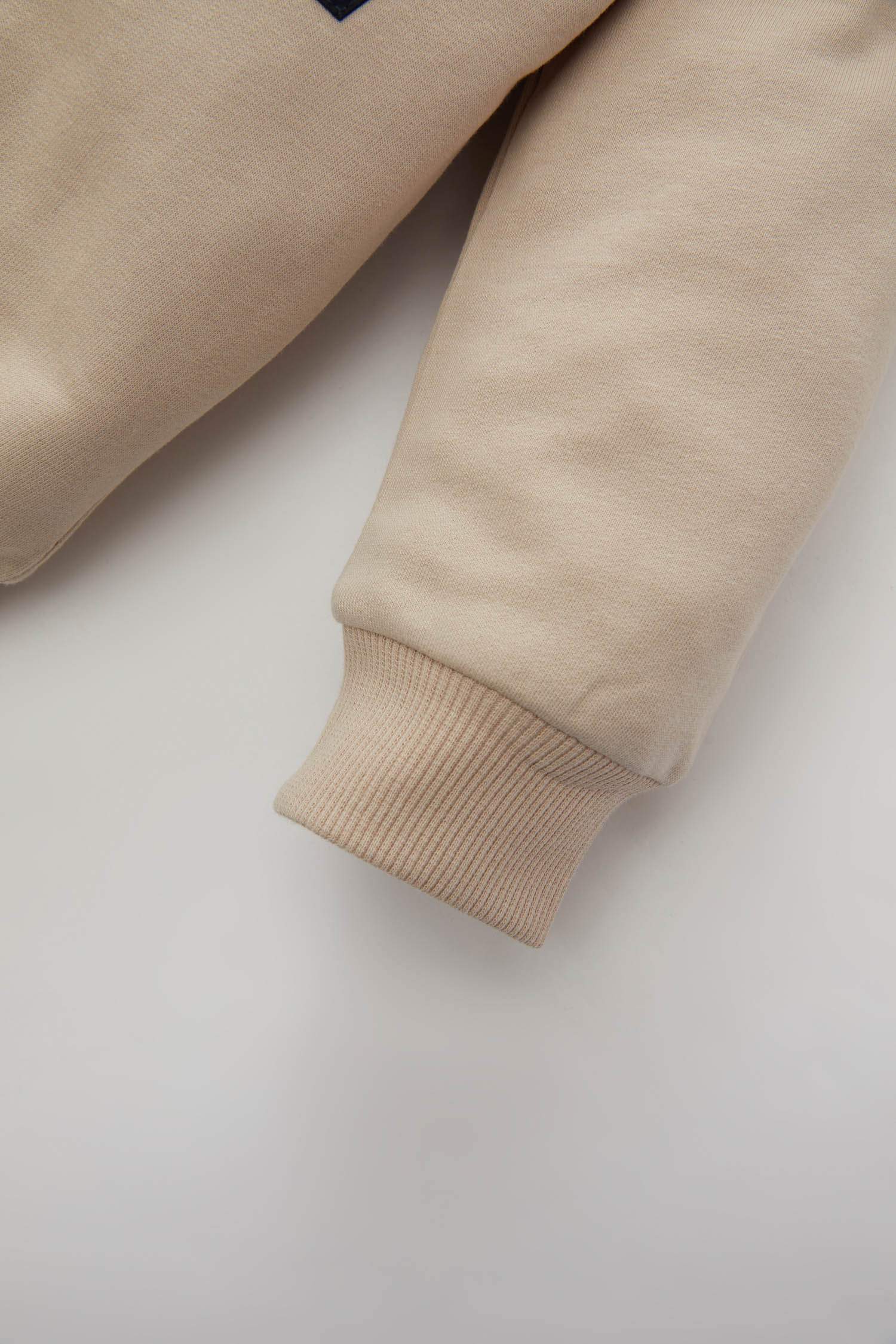 سيت ولادي سويت شيرت وسويت بانتس قماش رقيق - قطعتين