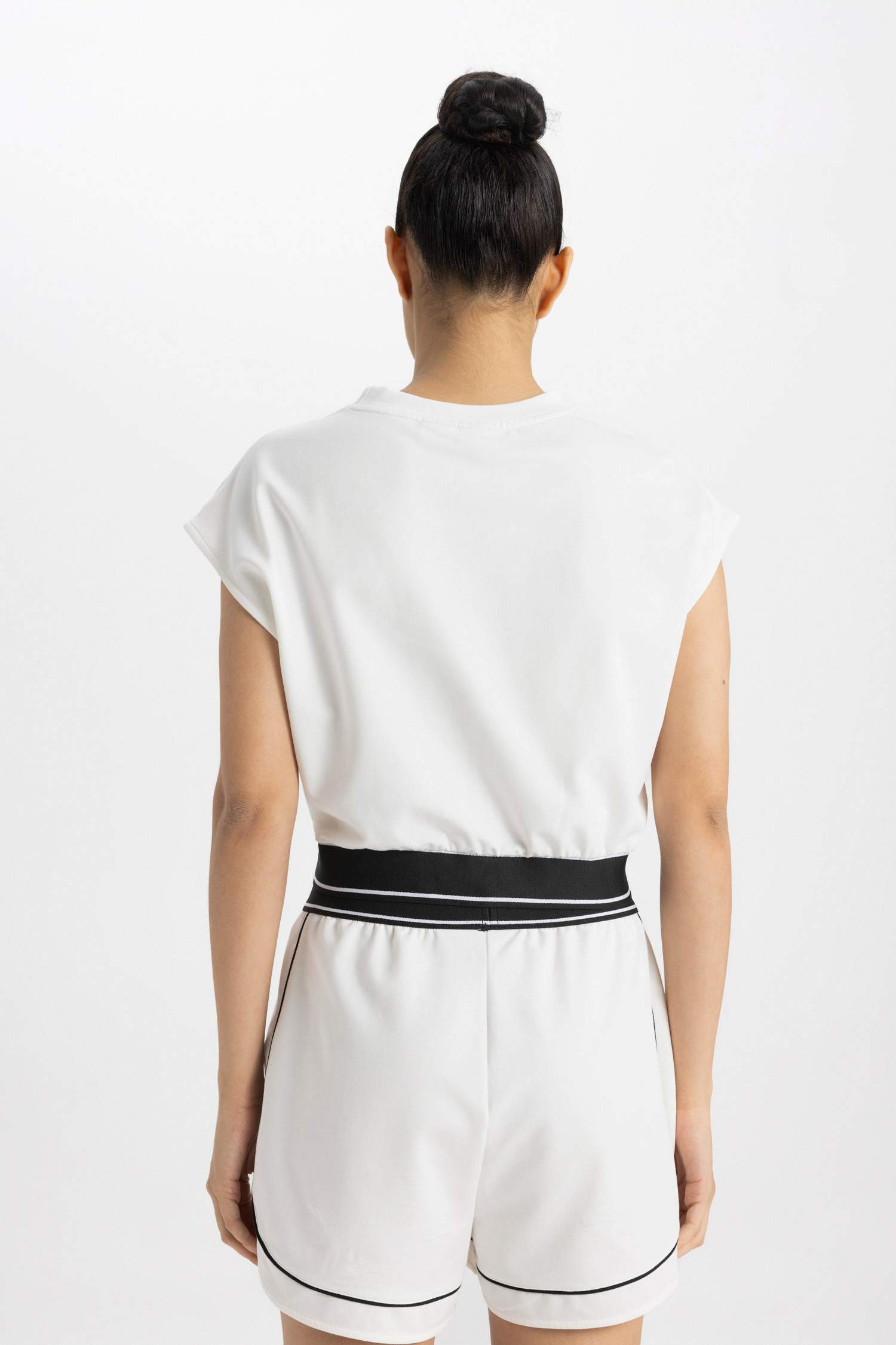 DeFactoFit NBA New York Knicks Crop T-Shirt