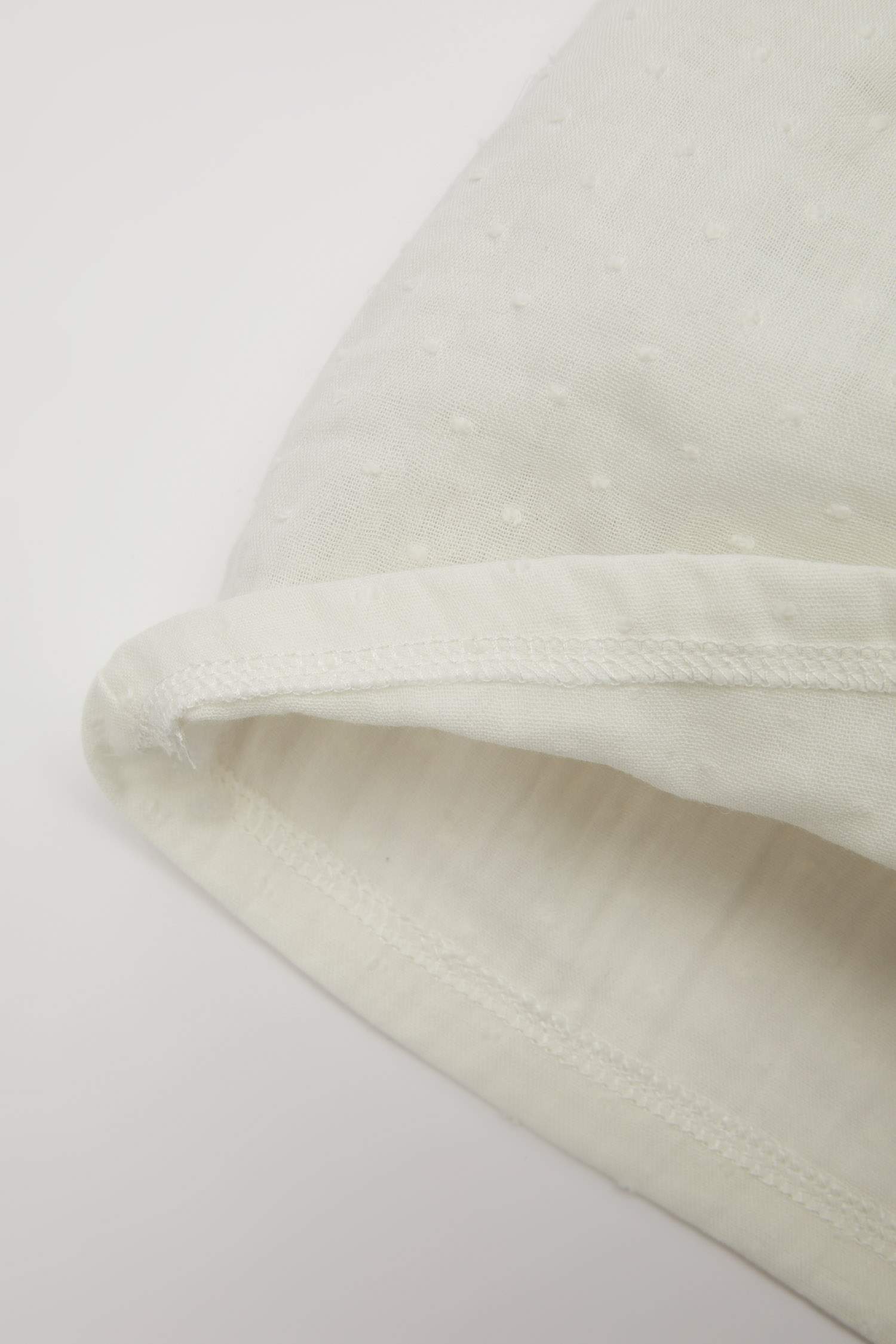 Baby Girl Big Collar Short Sleeve Shirt