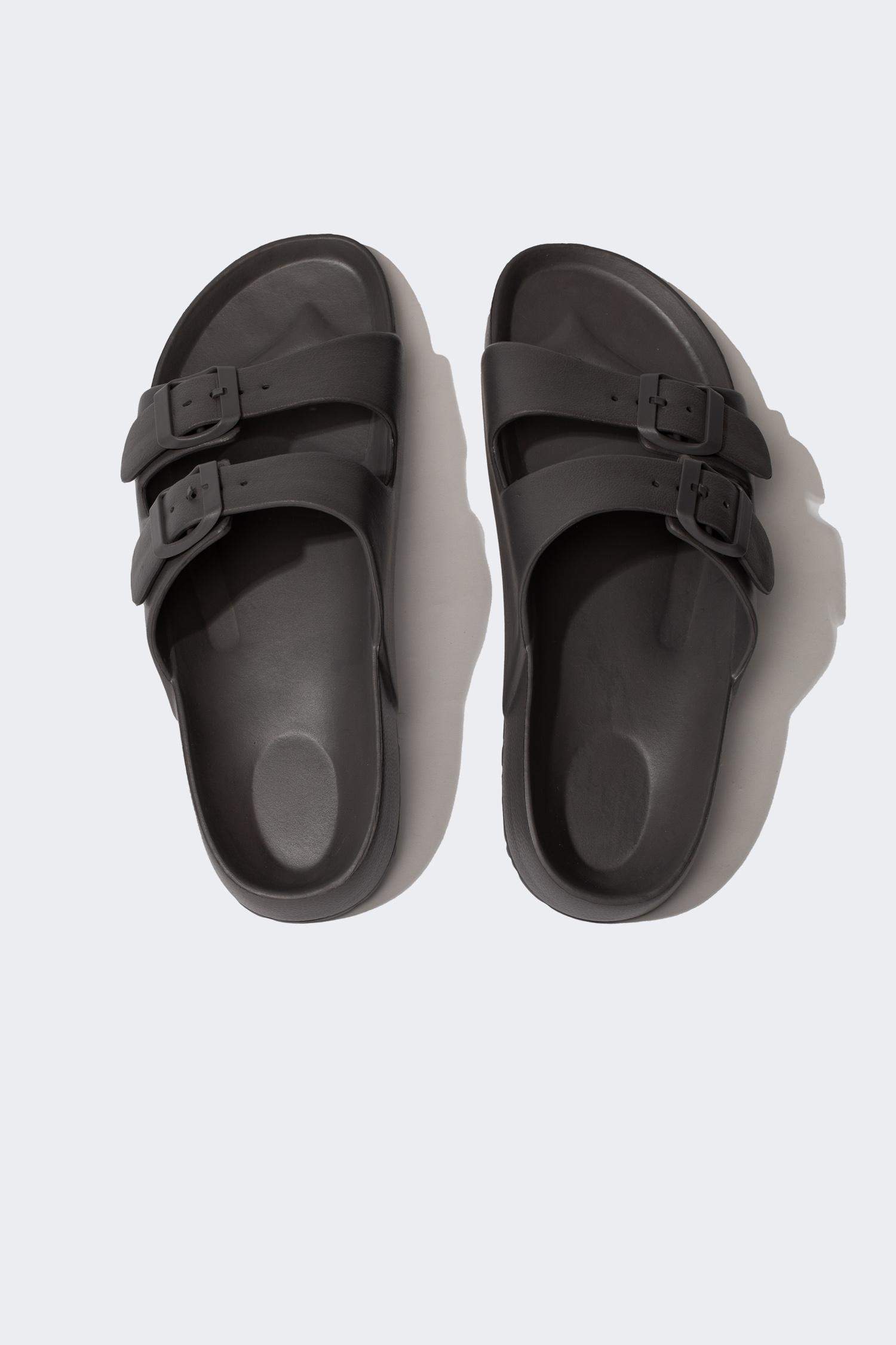 Man Flat Sole Double Banded Eva Slippers