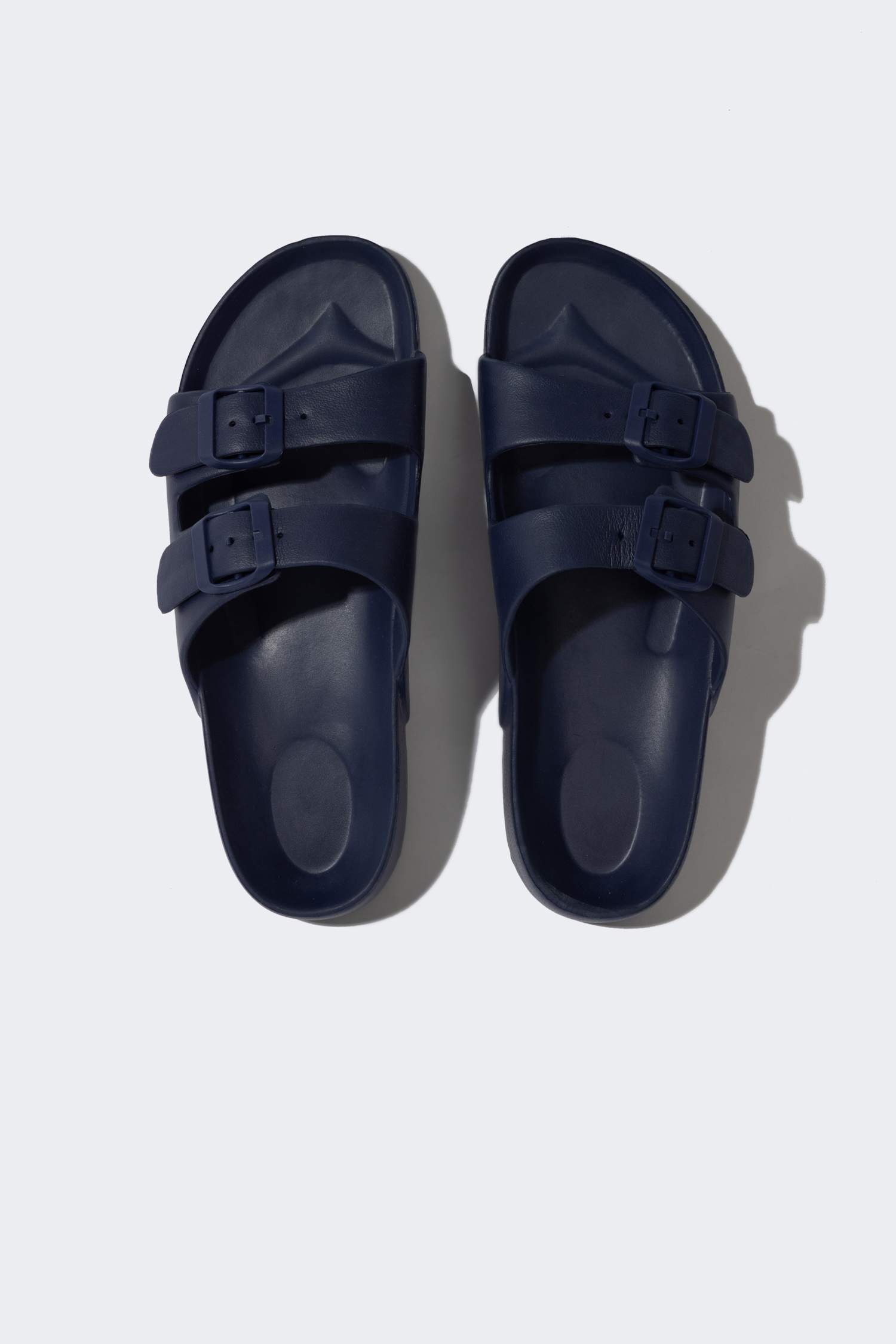 Man Flat Sole Double Banded Eva Slippers