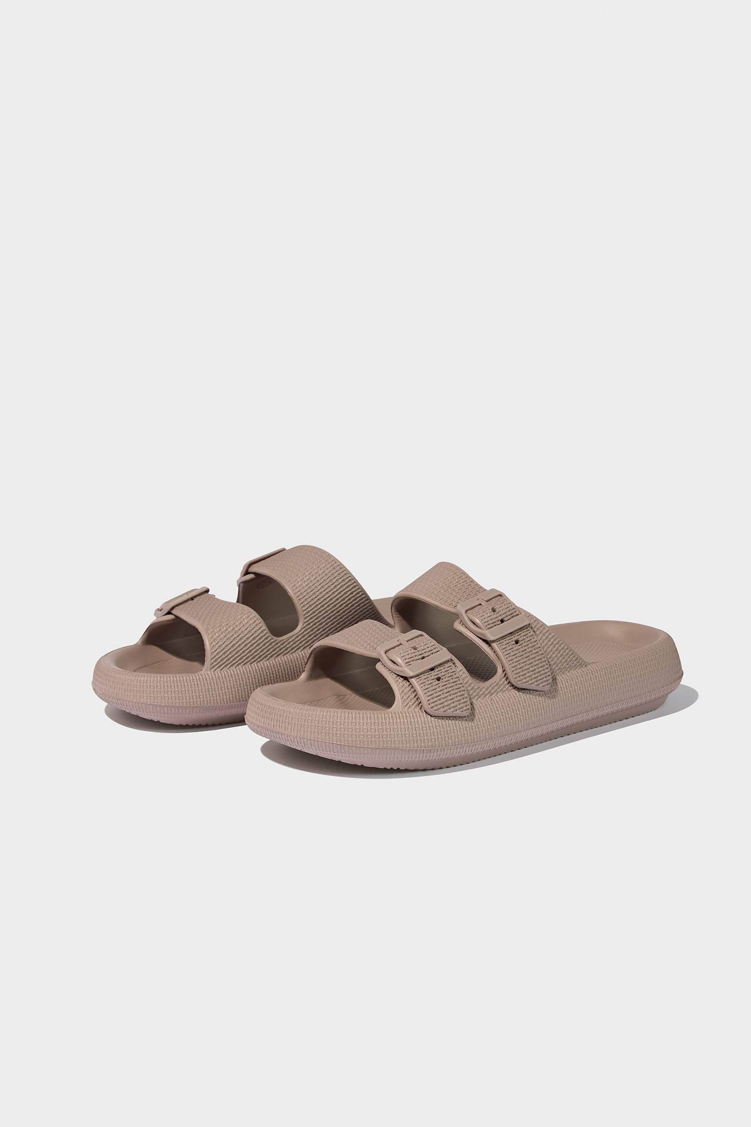 Man High Sole Double Banded Eva Slippers