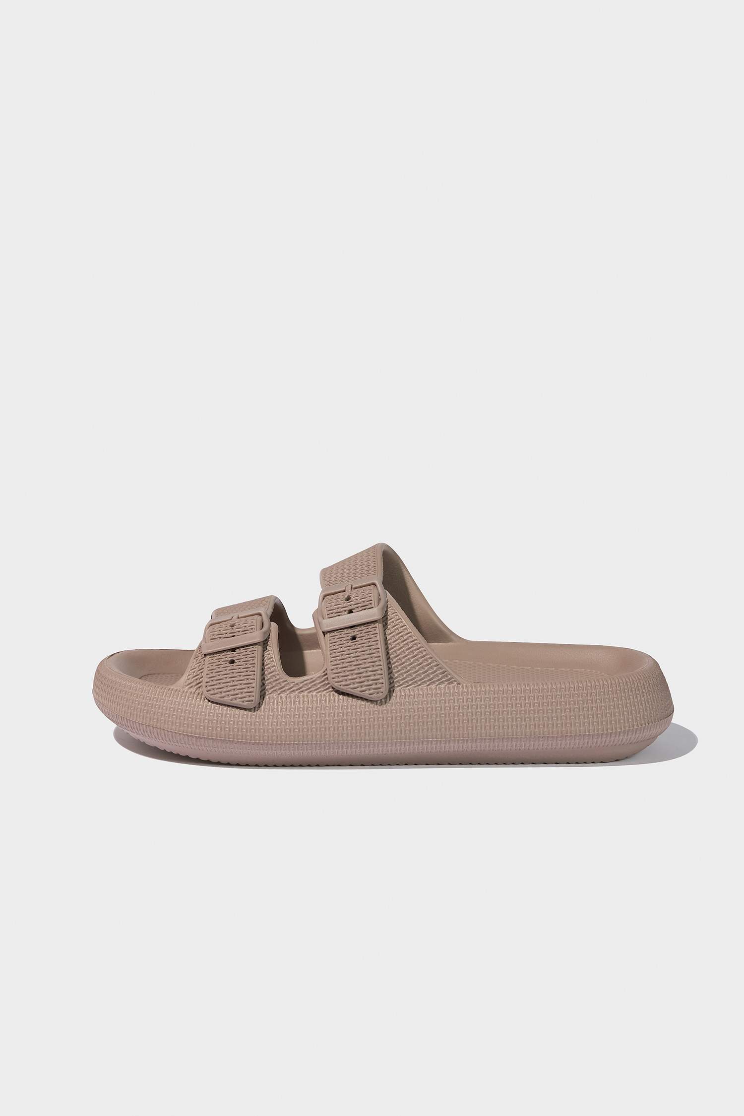 Man High Sole Double Banded Eva Slippers