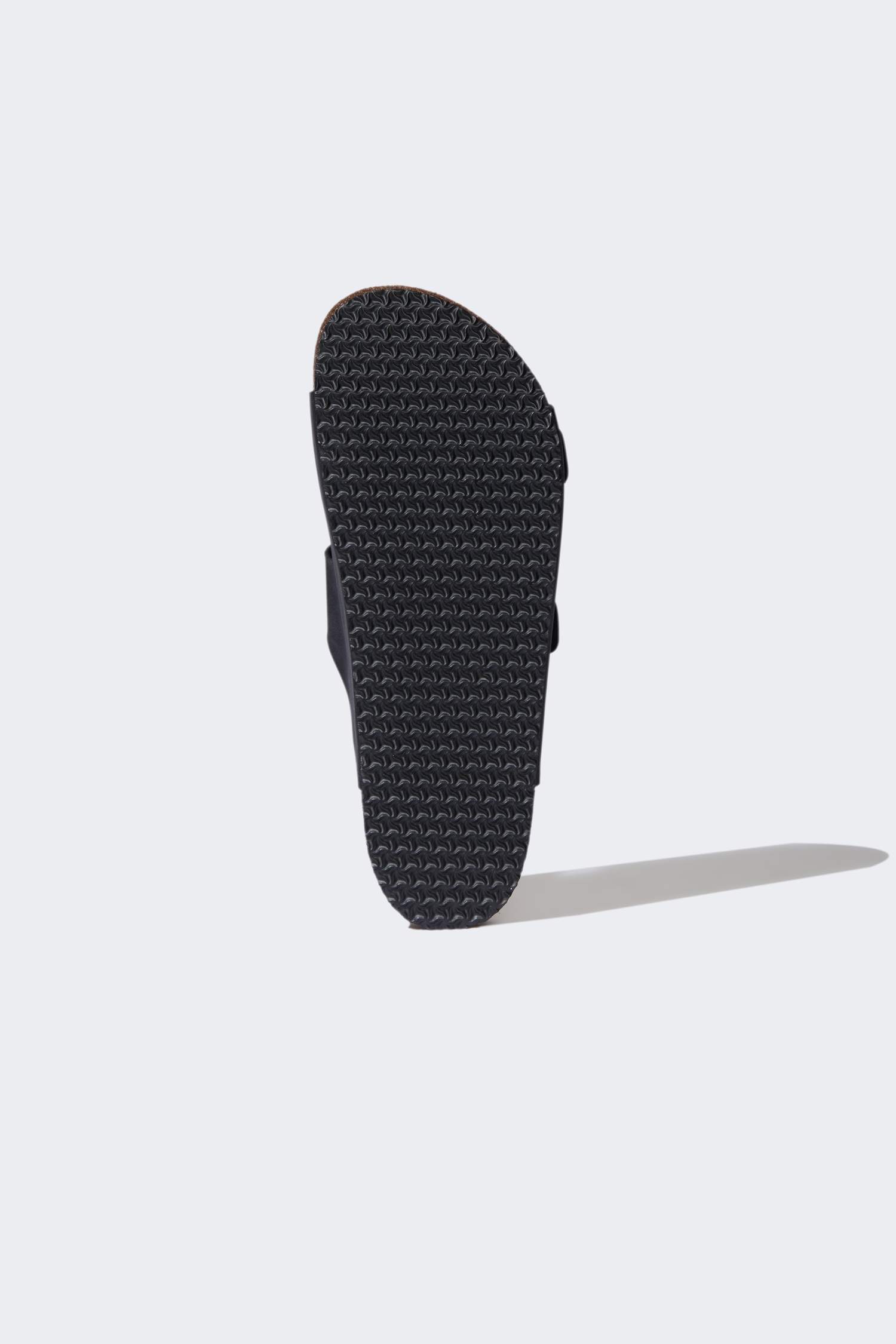 Erkek Düz Taban Çift Bantlı Suni Deri Terlik