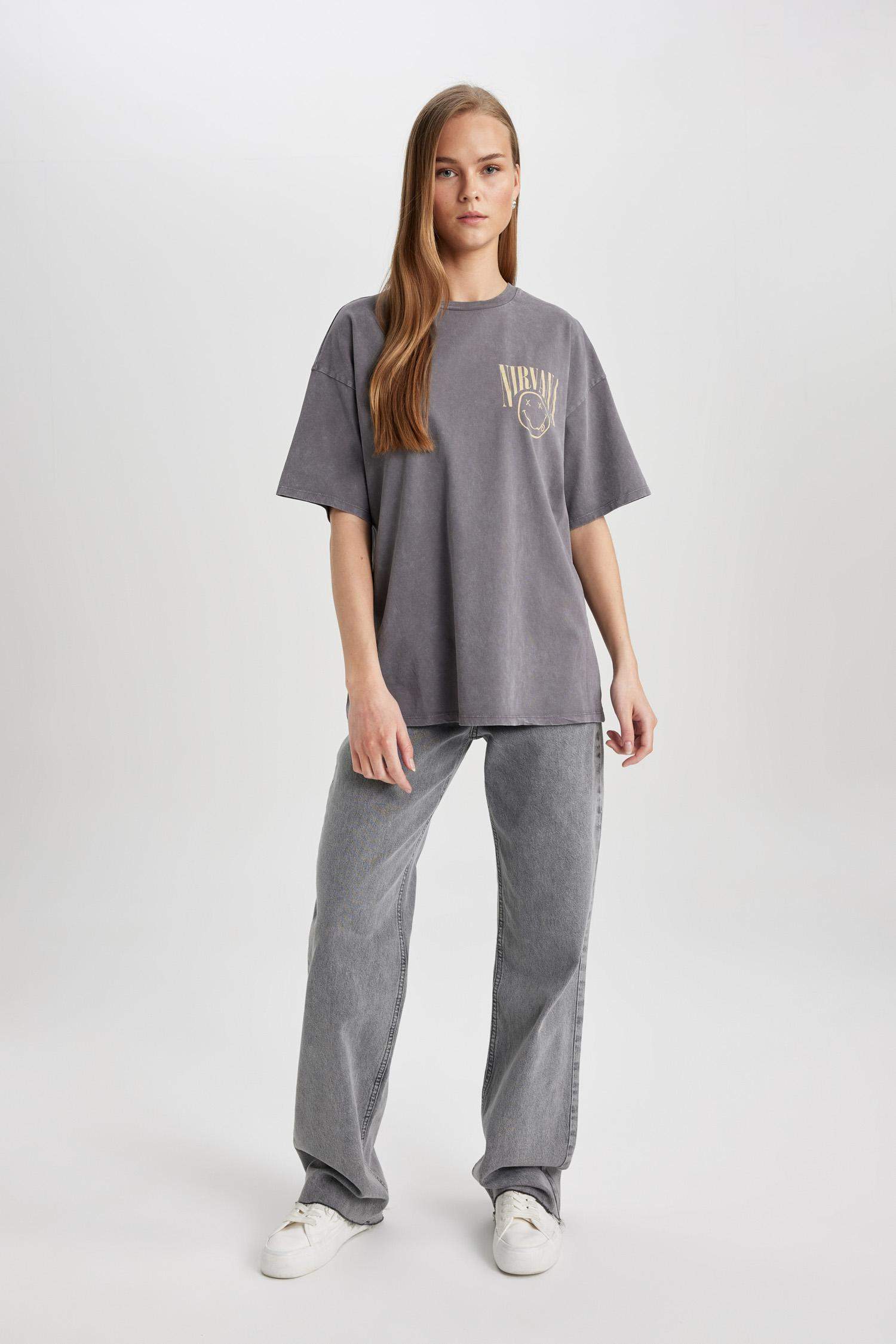 Футболка оверсайз с принтом