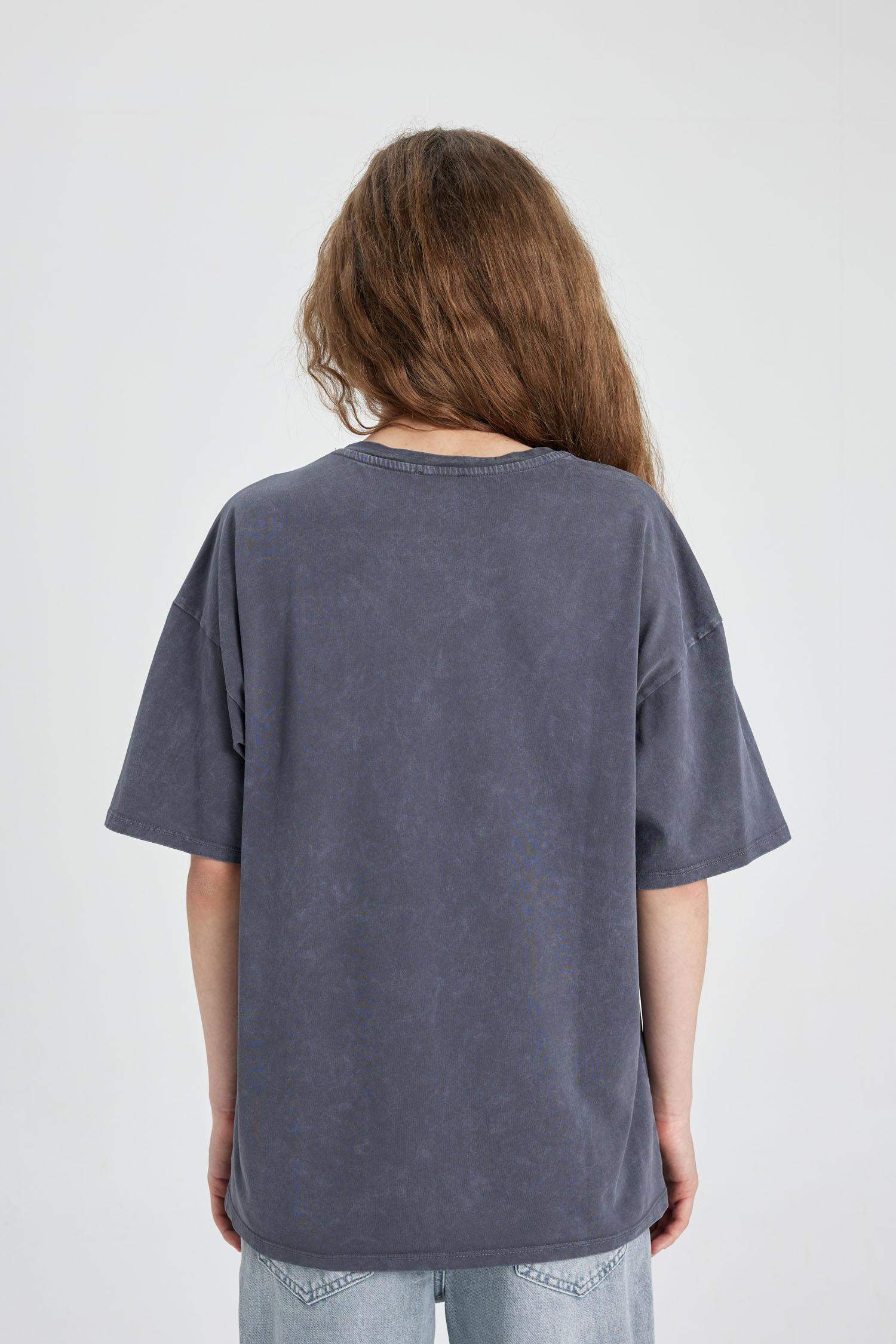 Nirvana дөңгелек жаға үлкен Қысқа жеңді футболка