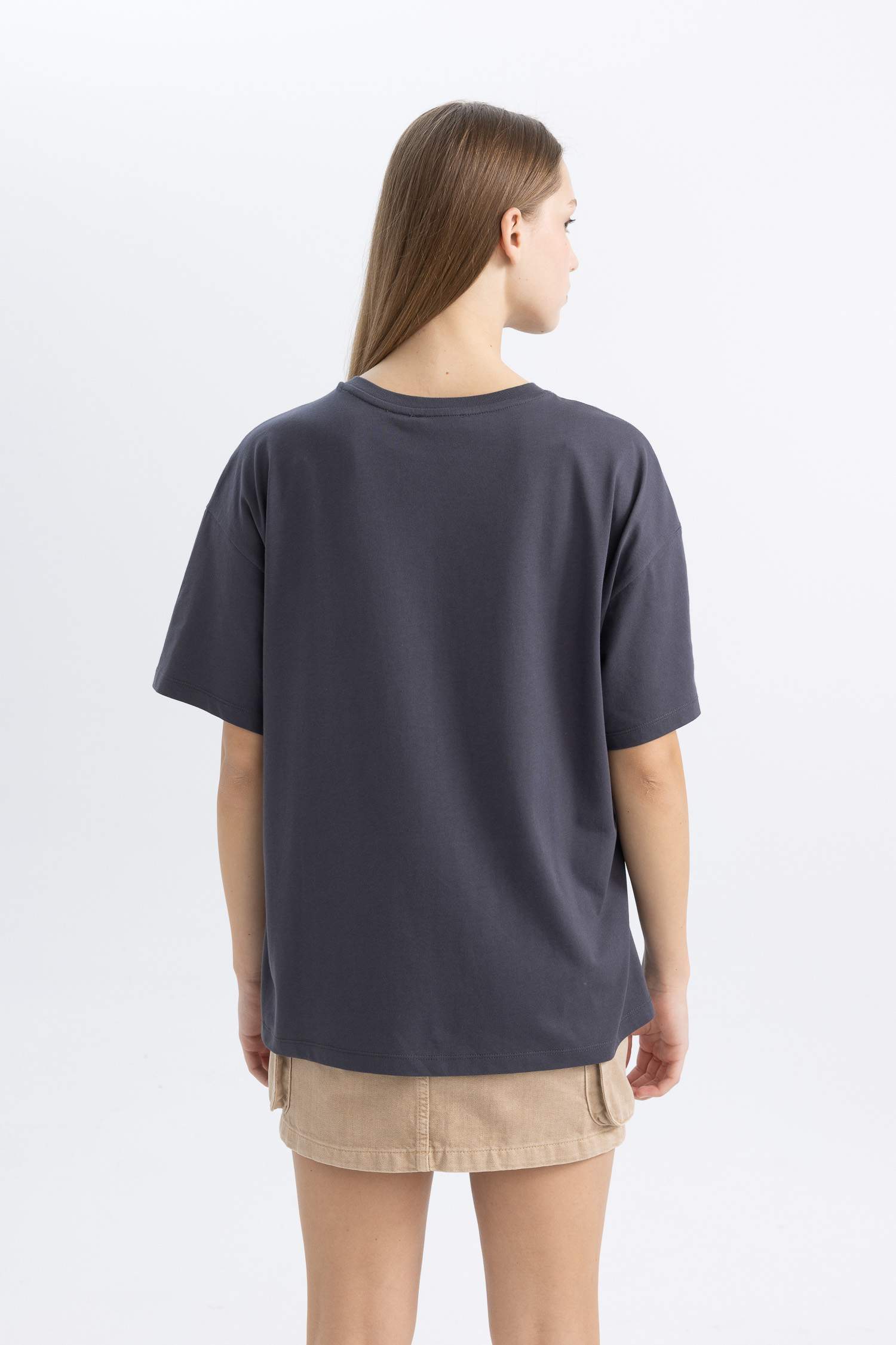 Blink Oversize Fit Crew Neck Short Sleeve T-Shirt