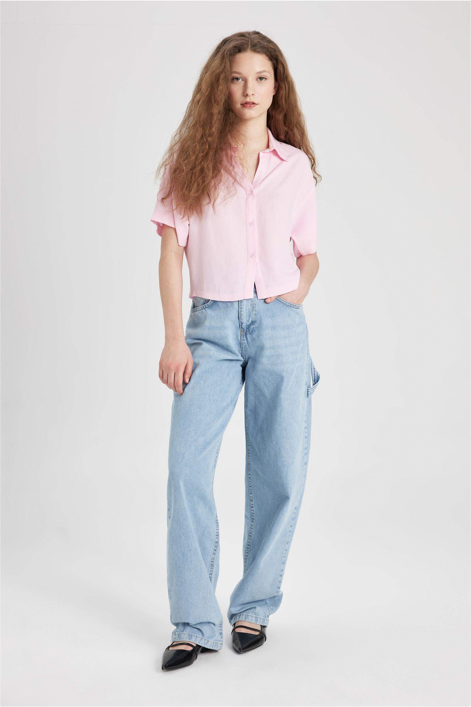 Oversize Fit Short Sleeve Shirt