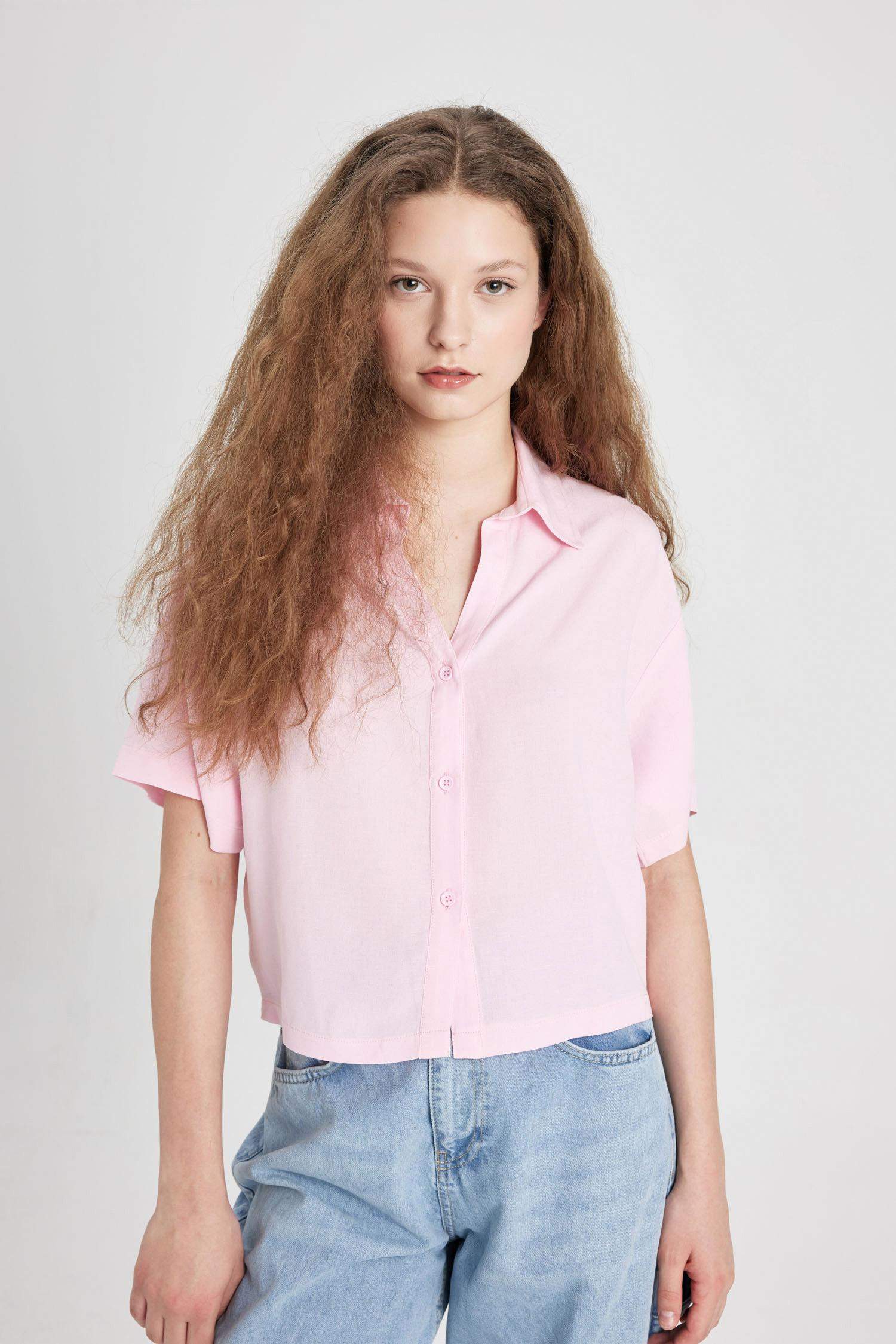 Oversize Fit Short Sleeve Shirt