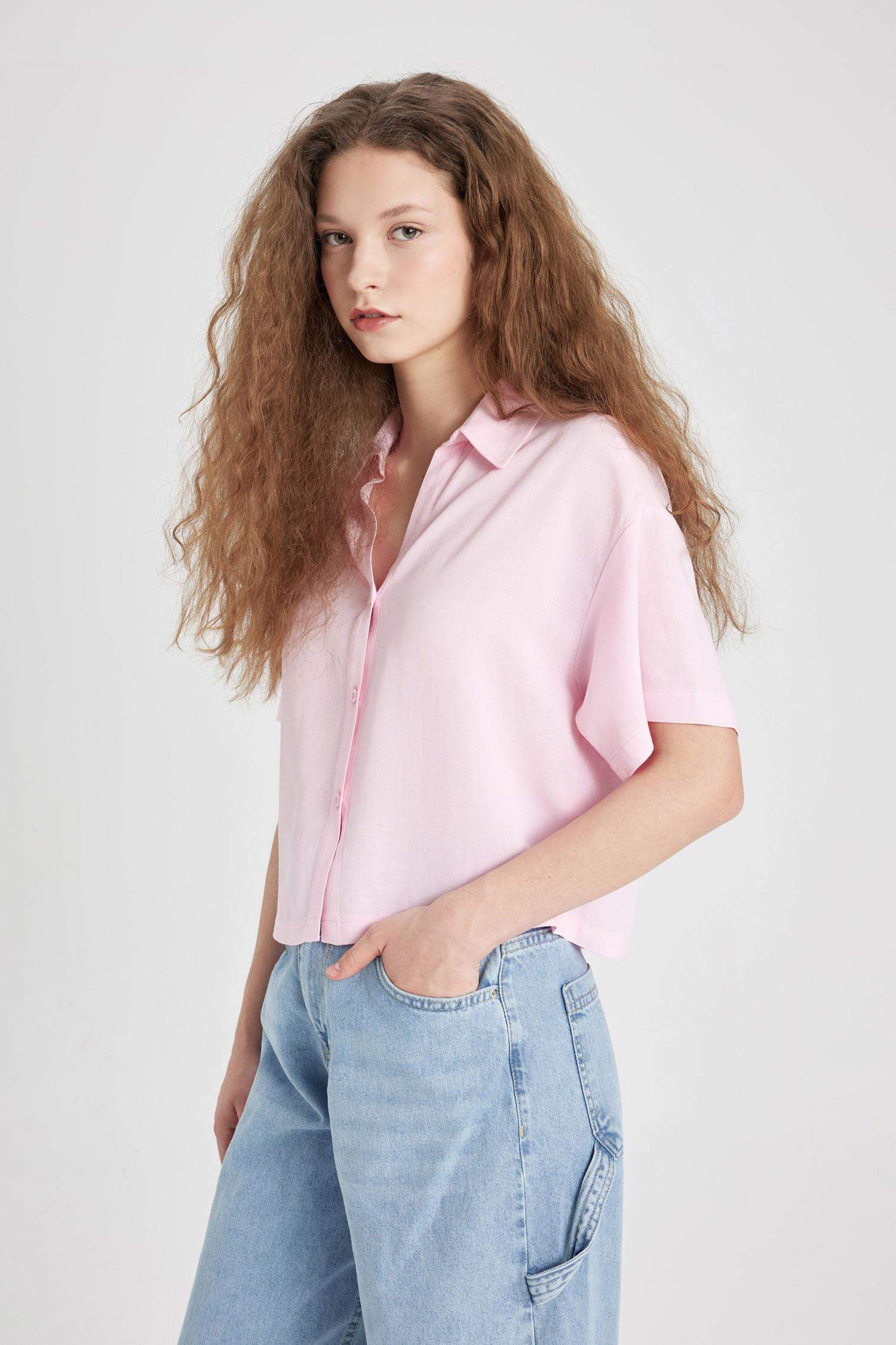Oversize Fit Short Sleeve Shirt