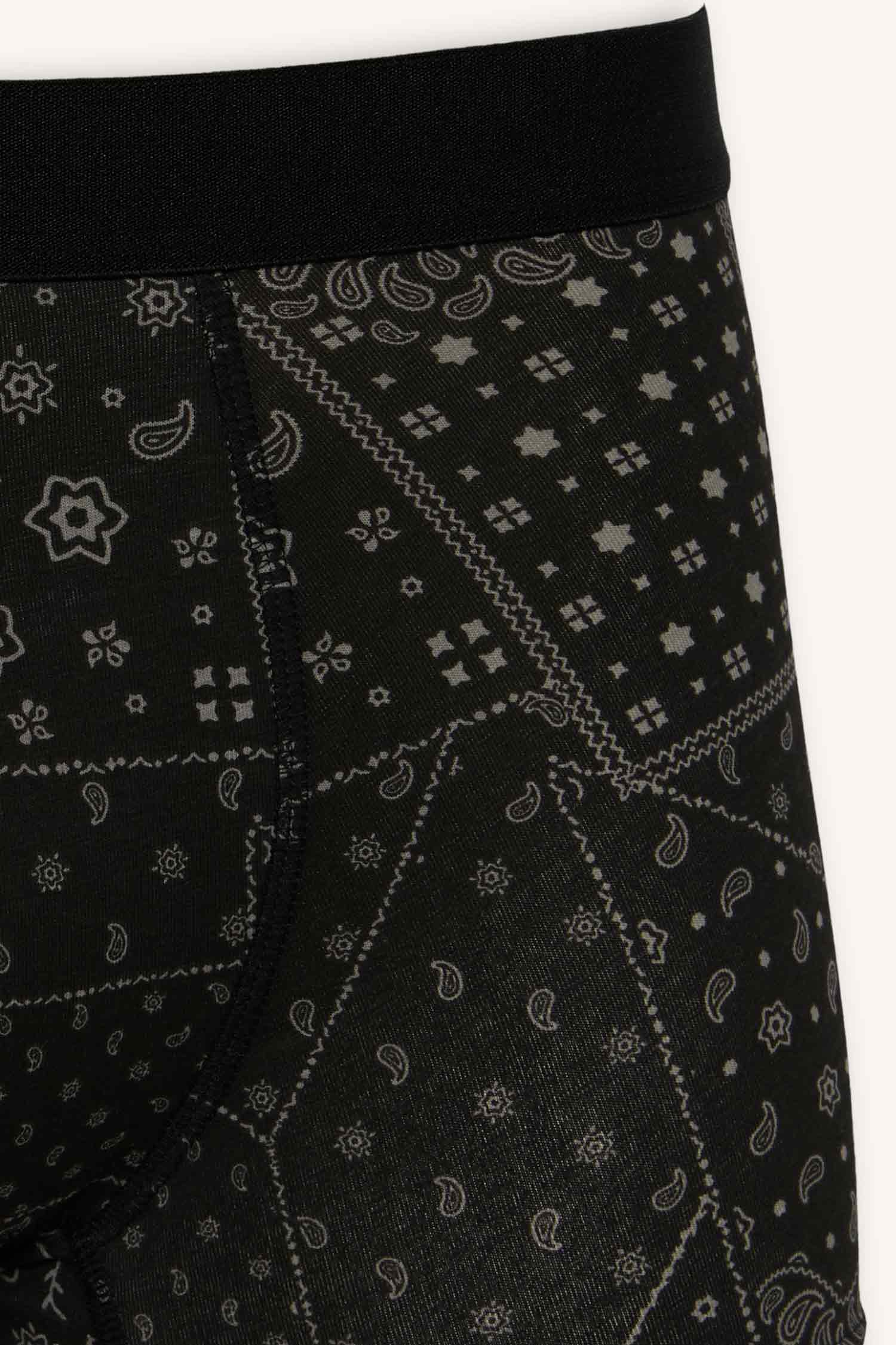DeFacto Regular Fit Desenli 3'lü Boxer görsel 4