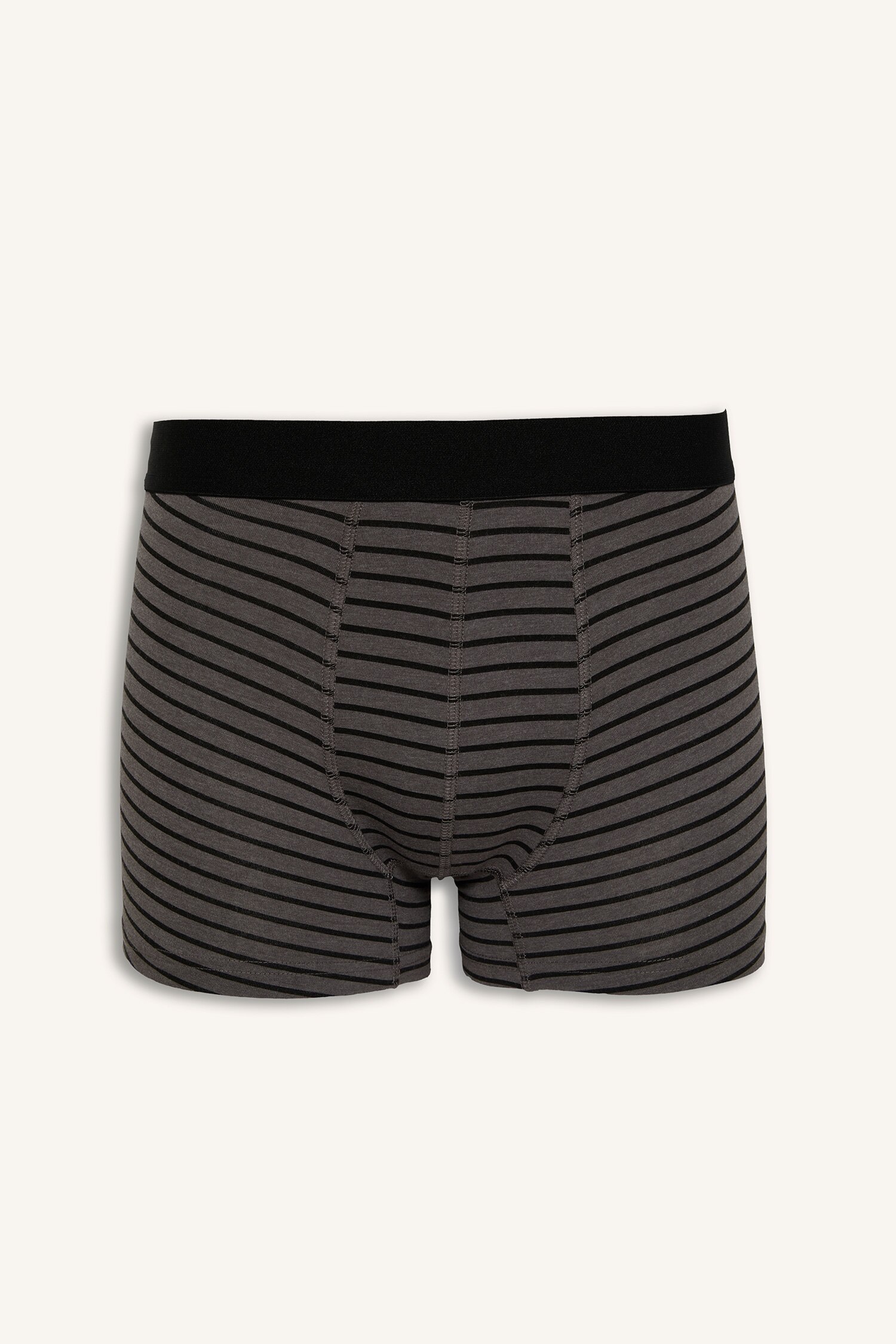 DeFacto Regular Fit Desenli 3'lü Boxer görsel 6
