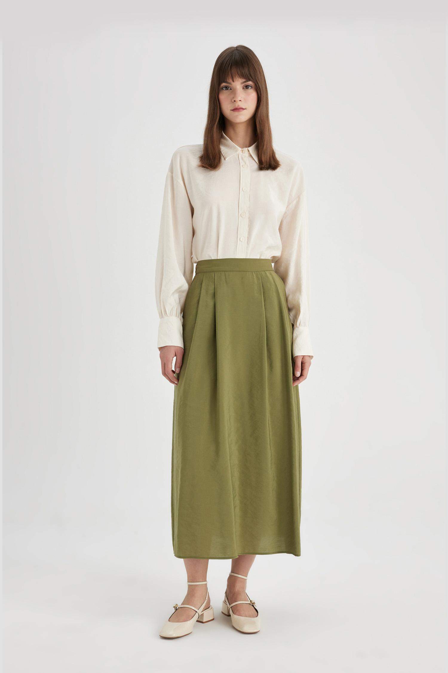 A Kesim Modal Maxi Etek