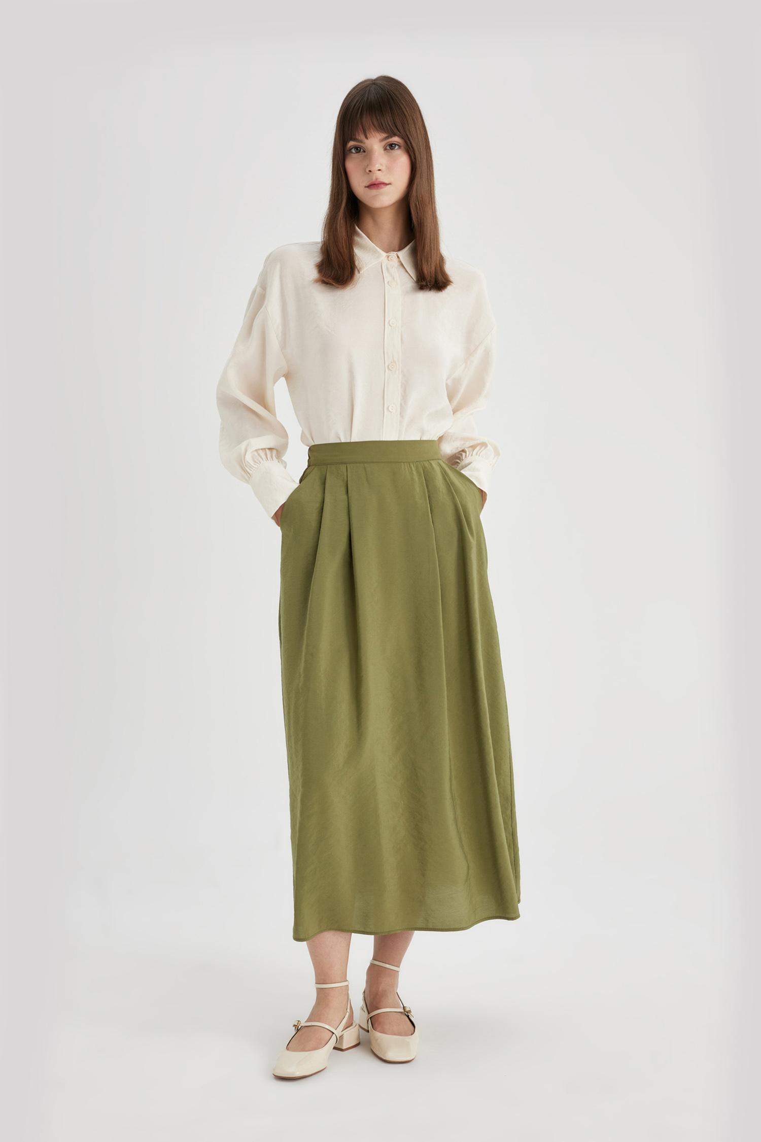 A Kesim Modal Maxi Etek