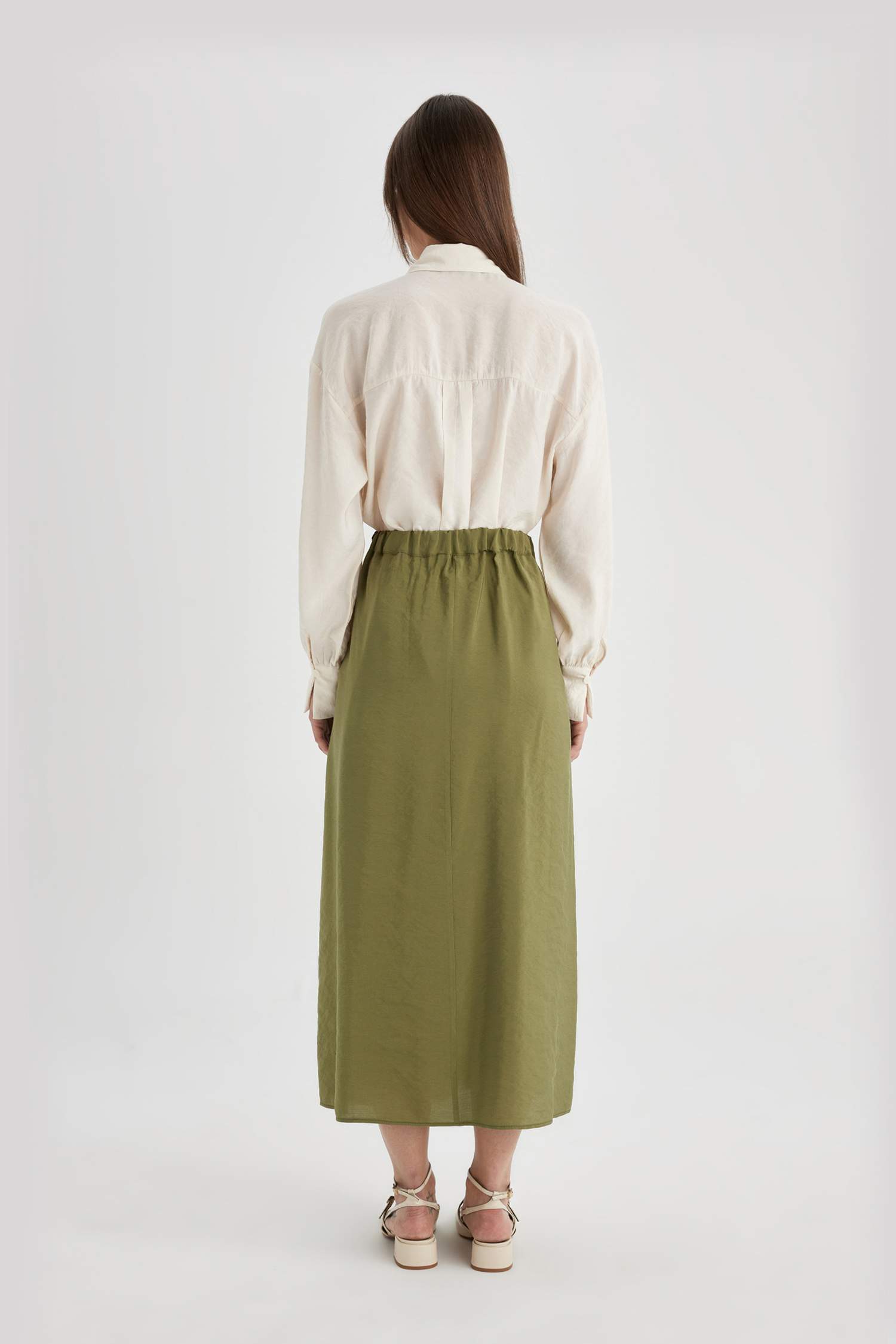 A Kesim Modal Maxi Etek