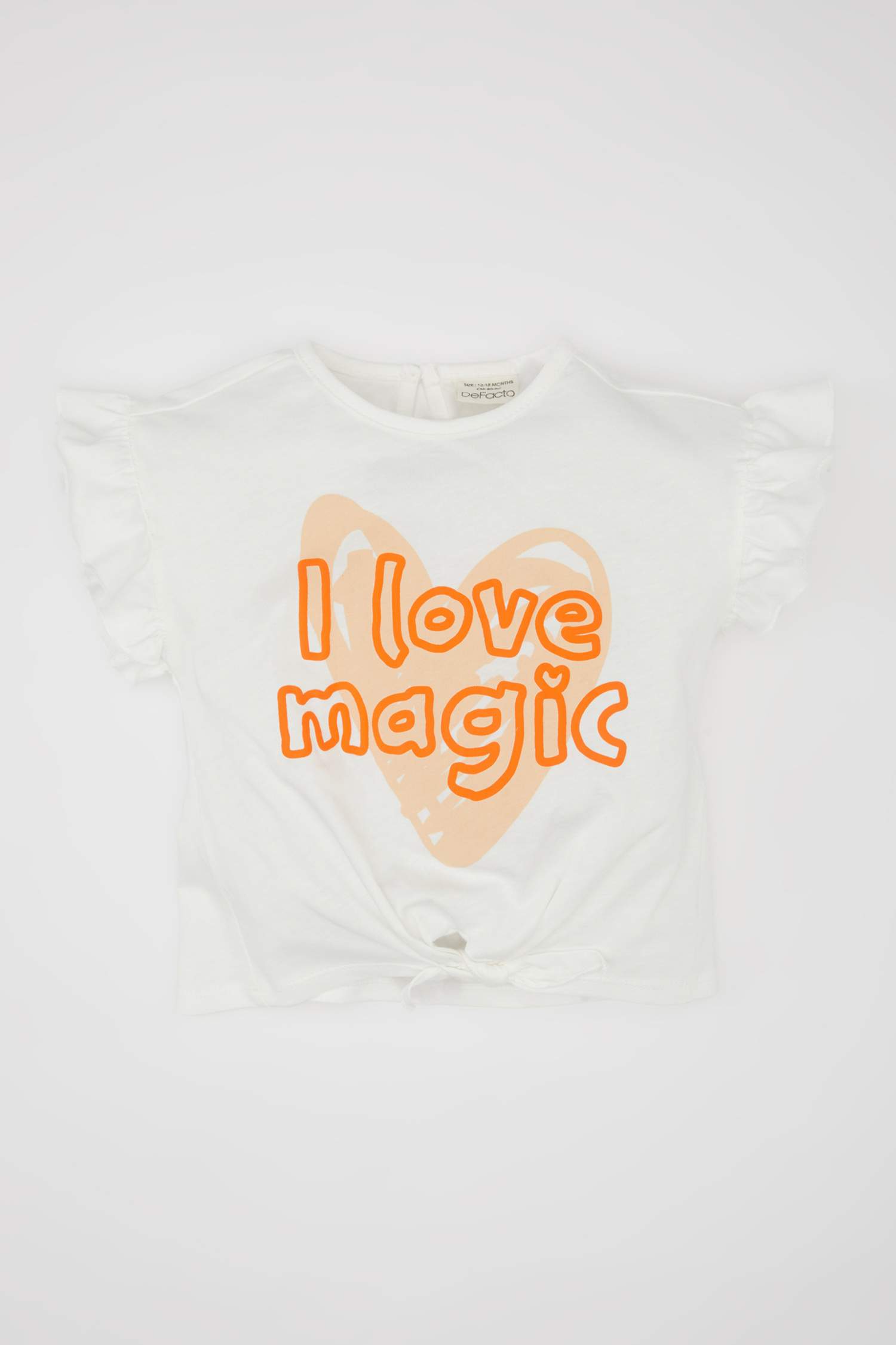 Baby Girl Printed Short Sleeve T-Shirt