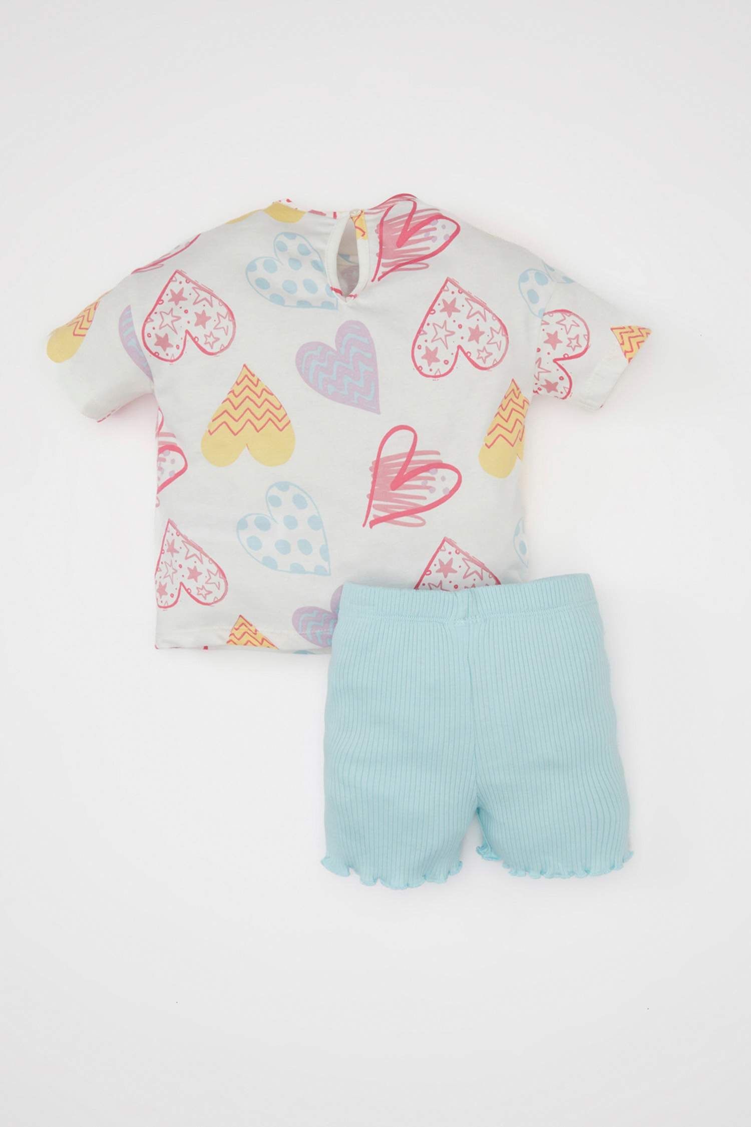 Ensemble T-shirt inprimé et Short pour Bébé Fille